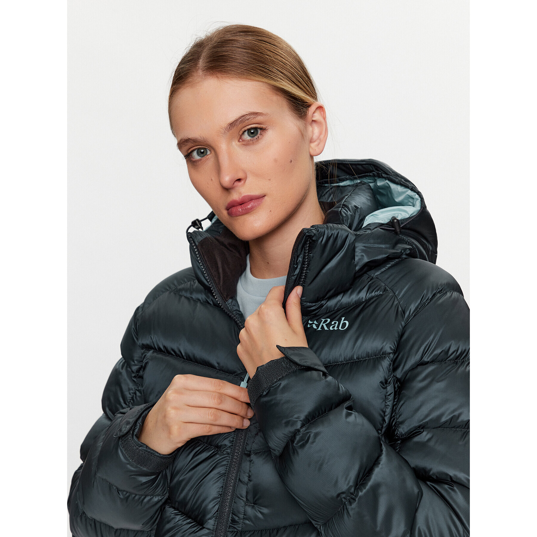 Rab Пухено яке Axion Pro QDE-65-BE-10 Тъмносин Regular Fit - Pepit.bg