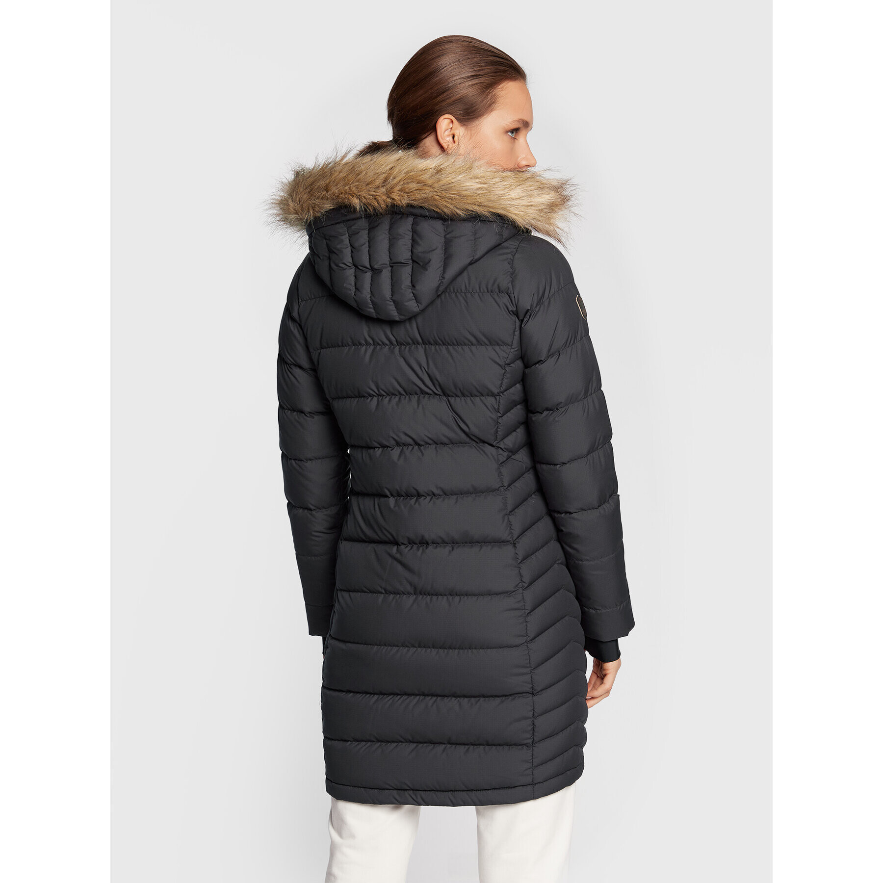 Rab Пухено яке Deep Cover QDB-33-BLK-08 Черен Regular Fit - Pepit.bg
