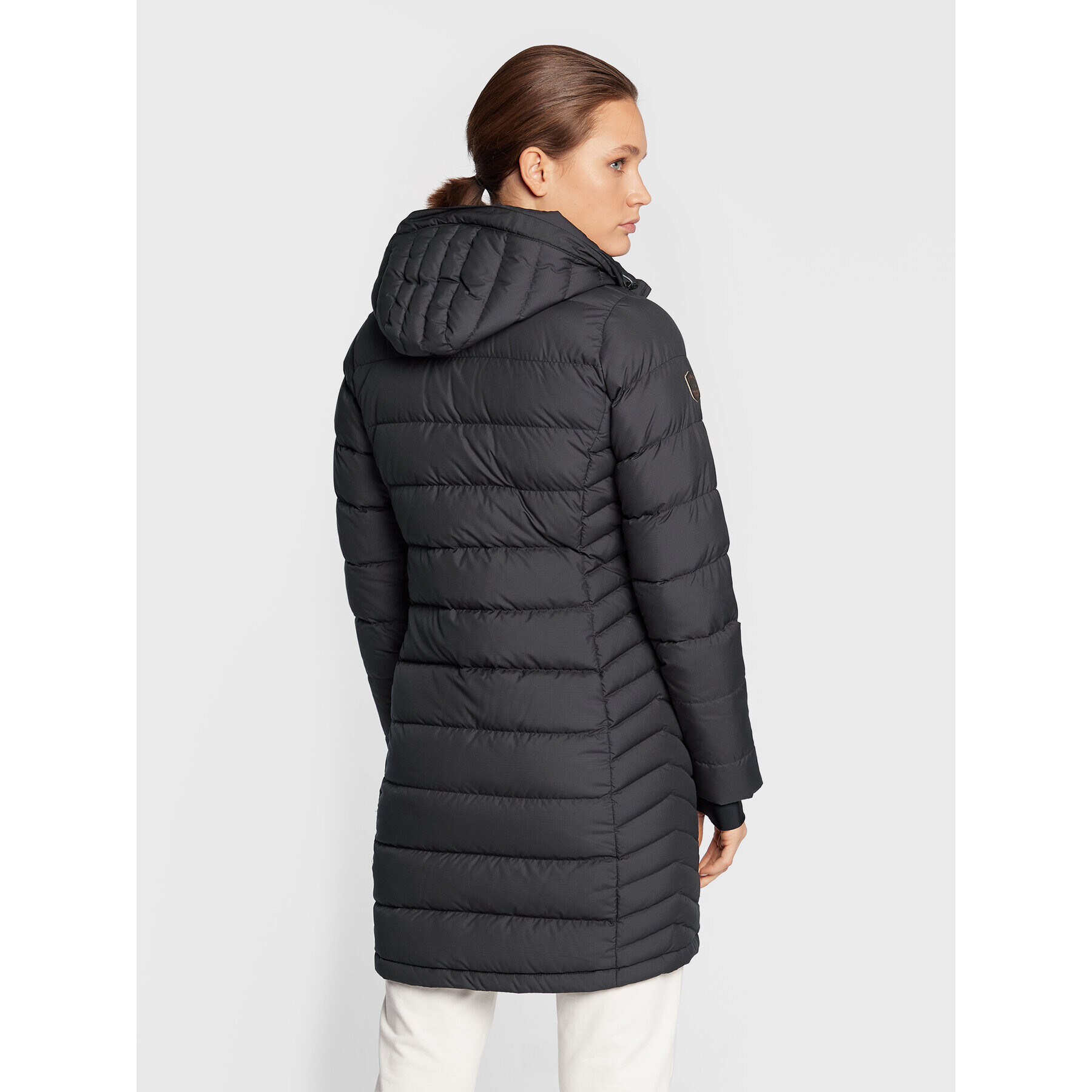 Rab Пухено яке Deep Cover QDB-33-BLK-08 Черен Regular Fit - Pepit.bg