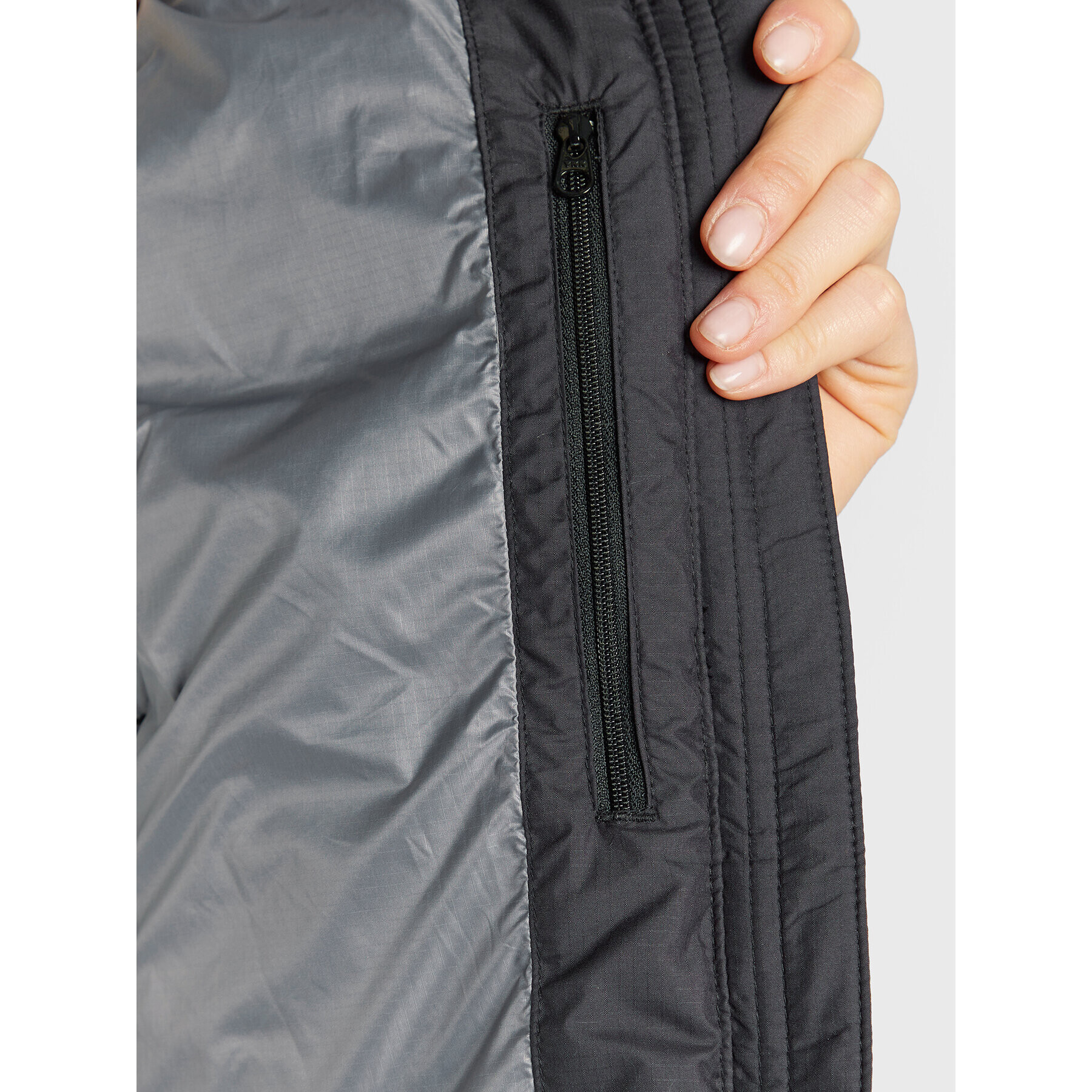 Rab Пухено яке Deep Cover QDB-33-BLK-08 Черен Regular Fit - Pepit.bg