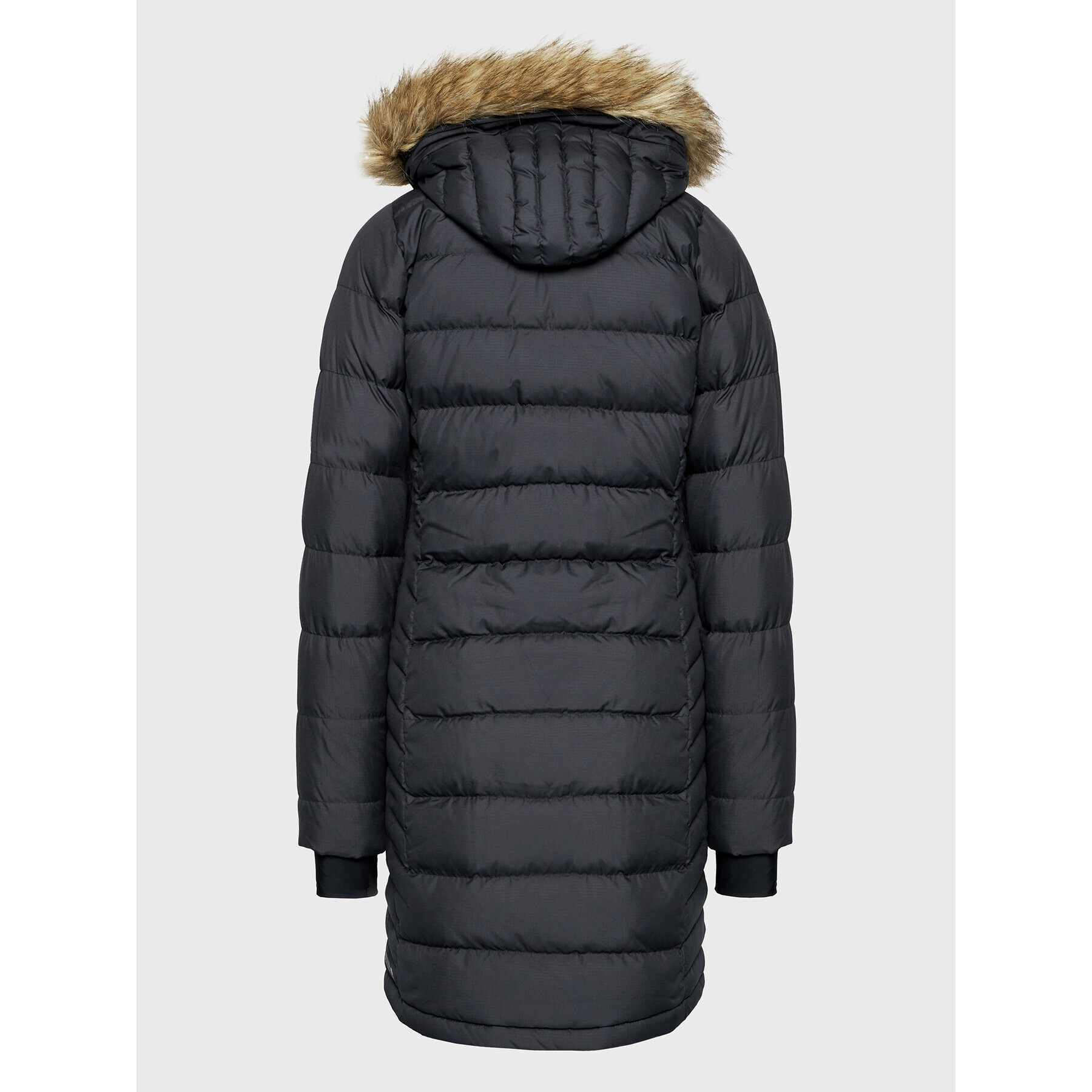 Rab Пухено яке Deep Cover QDB-33-BLK-08 Черен Regular Fit - Pepit.bg
