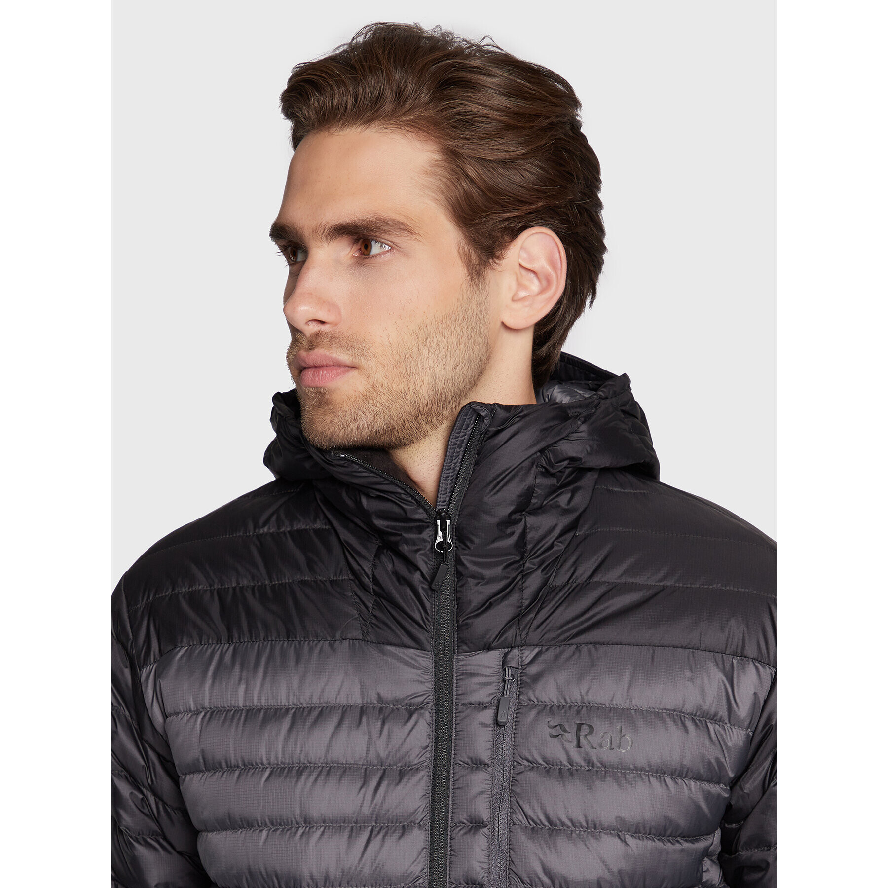 Rab Пухено яке Microlight Alpine QDB-12-BGP-SML Сив Regular Fit - Pepit.bg