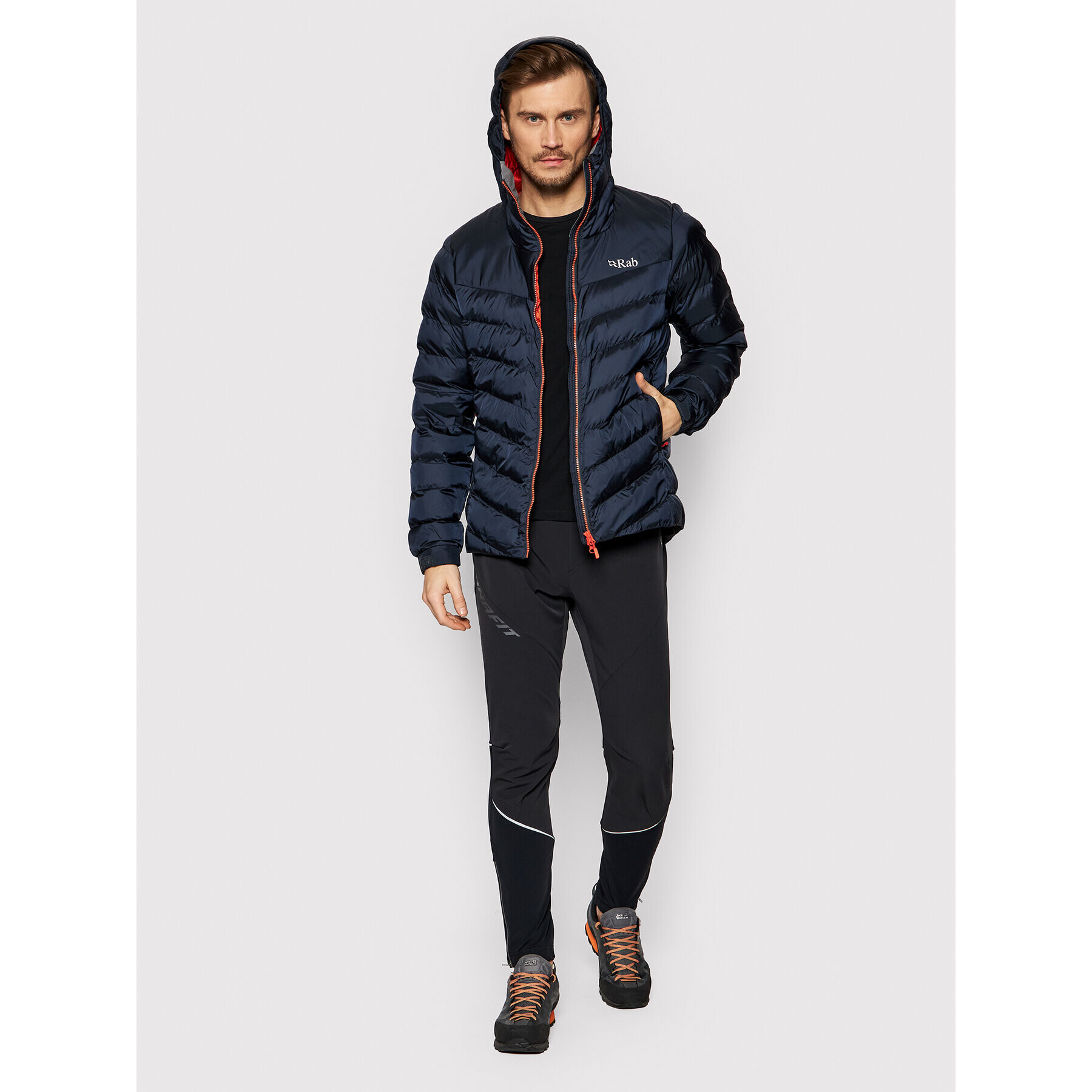 Rab Пухено яке Nebula QIO-57-BE-L Тъмносин Regular Fit - Pepit.bg