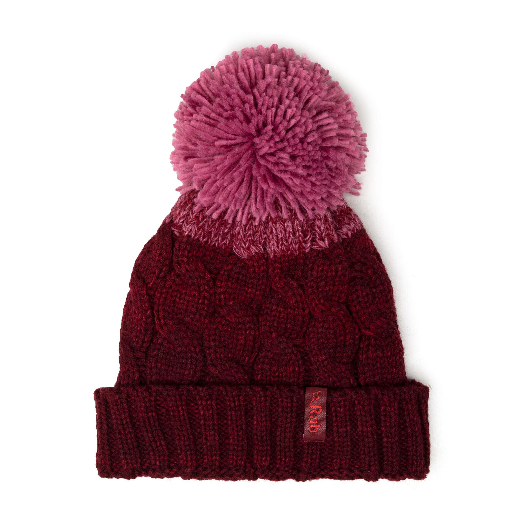 Rab Шапка Braid Beanie QAA-62 Бордо - Pepit.bg