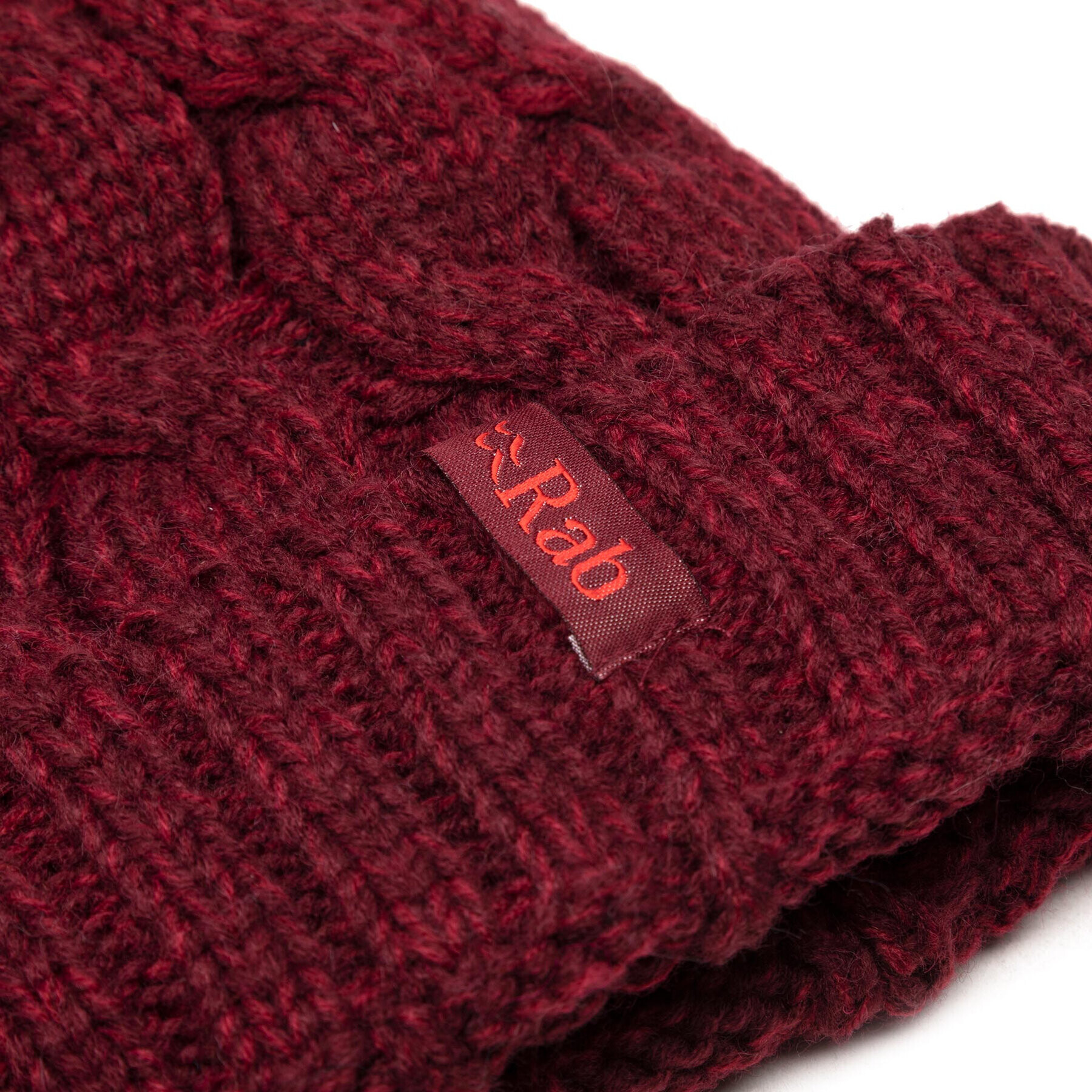 Rab Шапка Braid Beanie QAA-62 Бордо - Pepit.bg