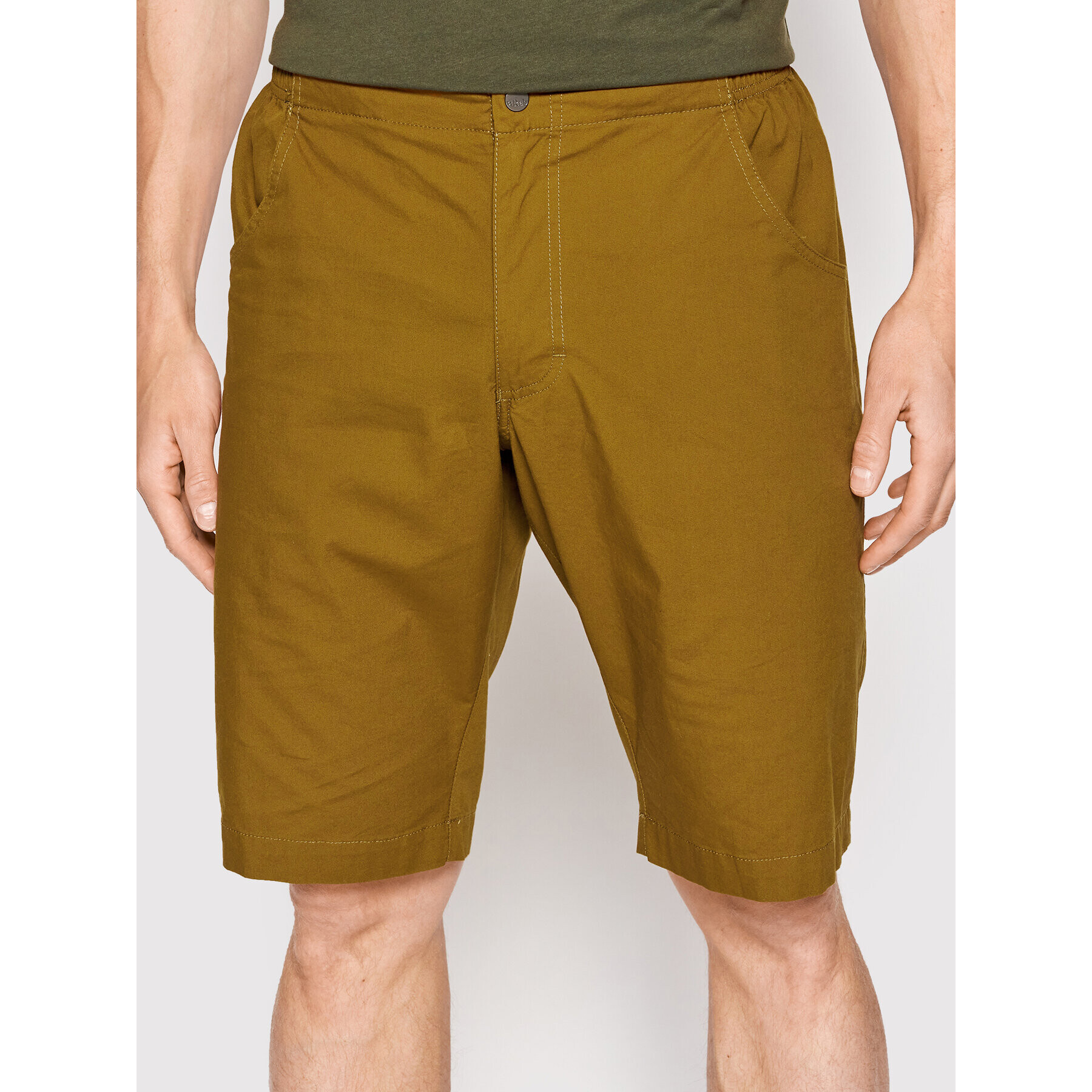 Rab Шорти от плат Oblique QFU-57-CMN-32 Кафяв Regular Fit - Pepit.bg