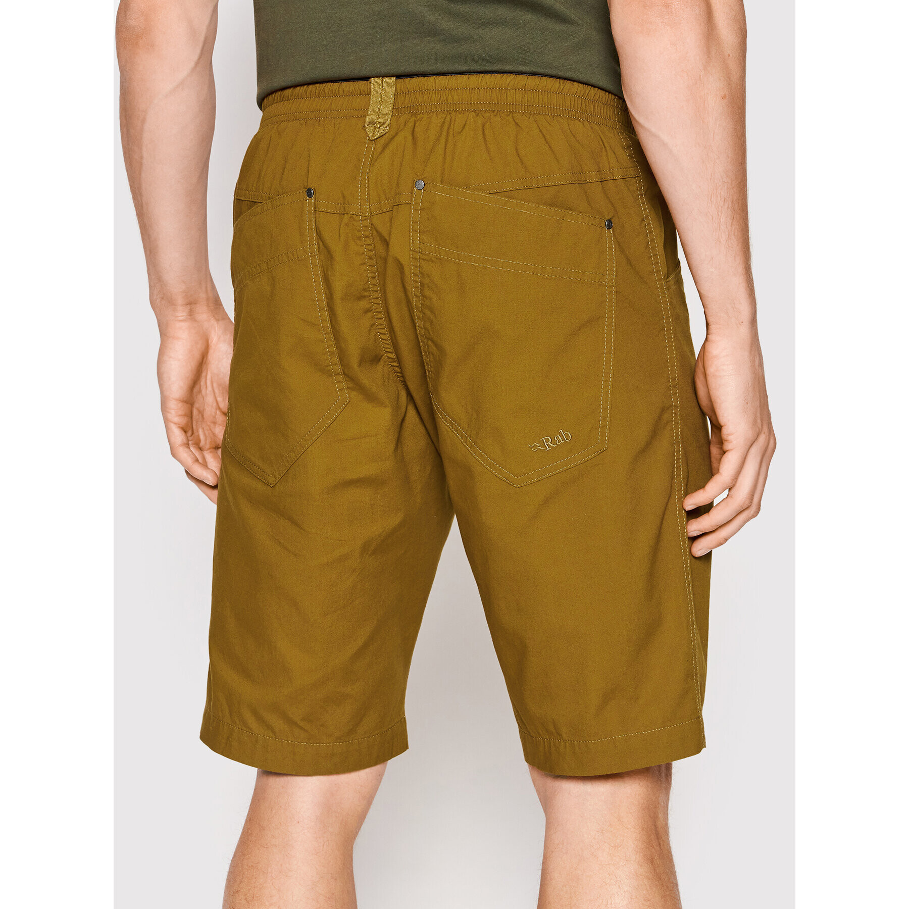 Rab Шорти от плат Oblique QFU-57-CMN-32 Кафяв Regular Fit - Pepit.bg