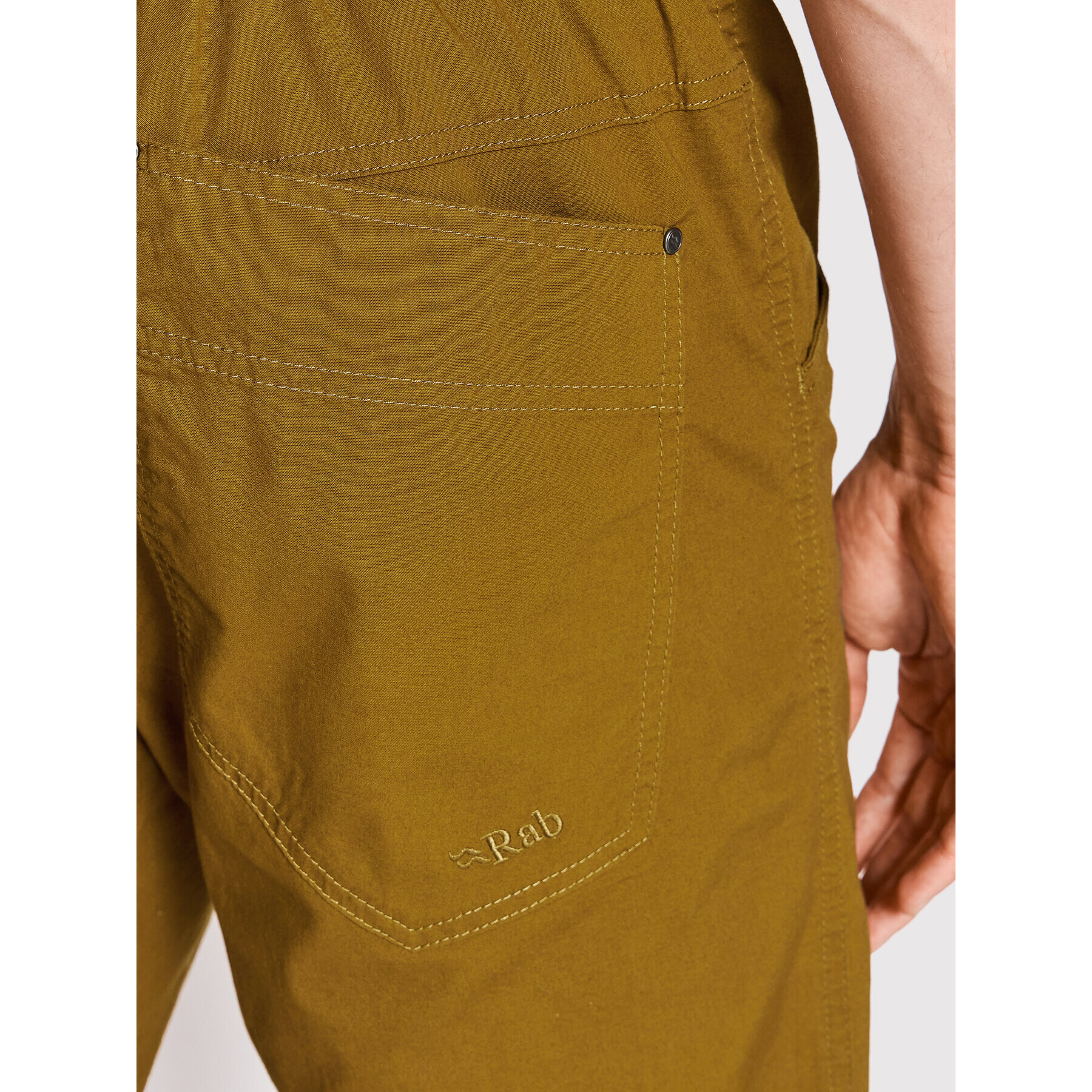 Rab Шорти от плат Oblique QFU-57-CMN-32 Кафяв Regular Fit - Pepit.bg