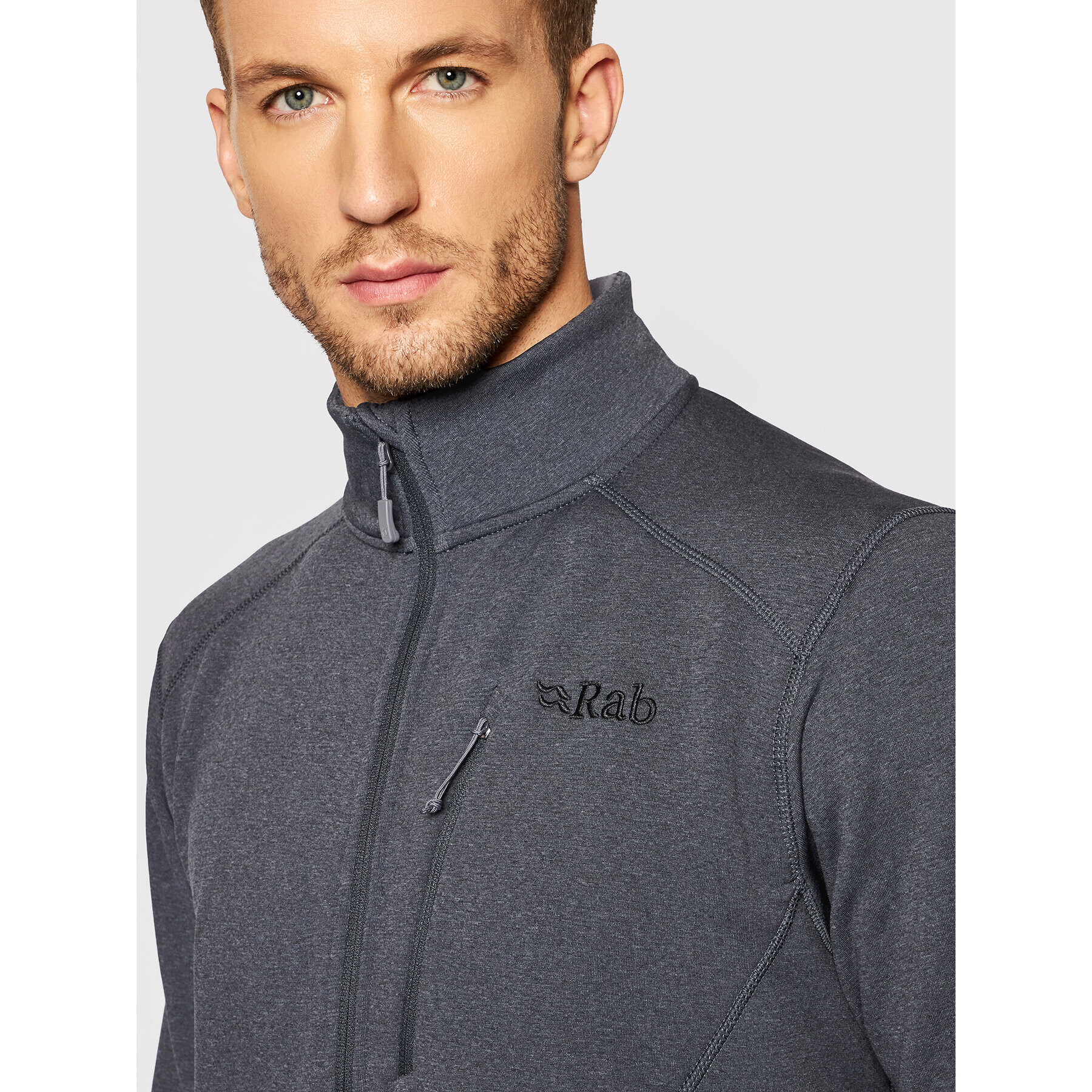 Rab Суитшърт Geon QFE-97-BL-L Сив Regular Fit - Pepit.bg