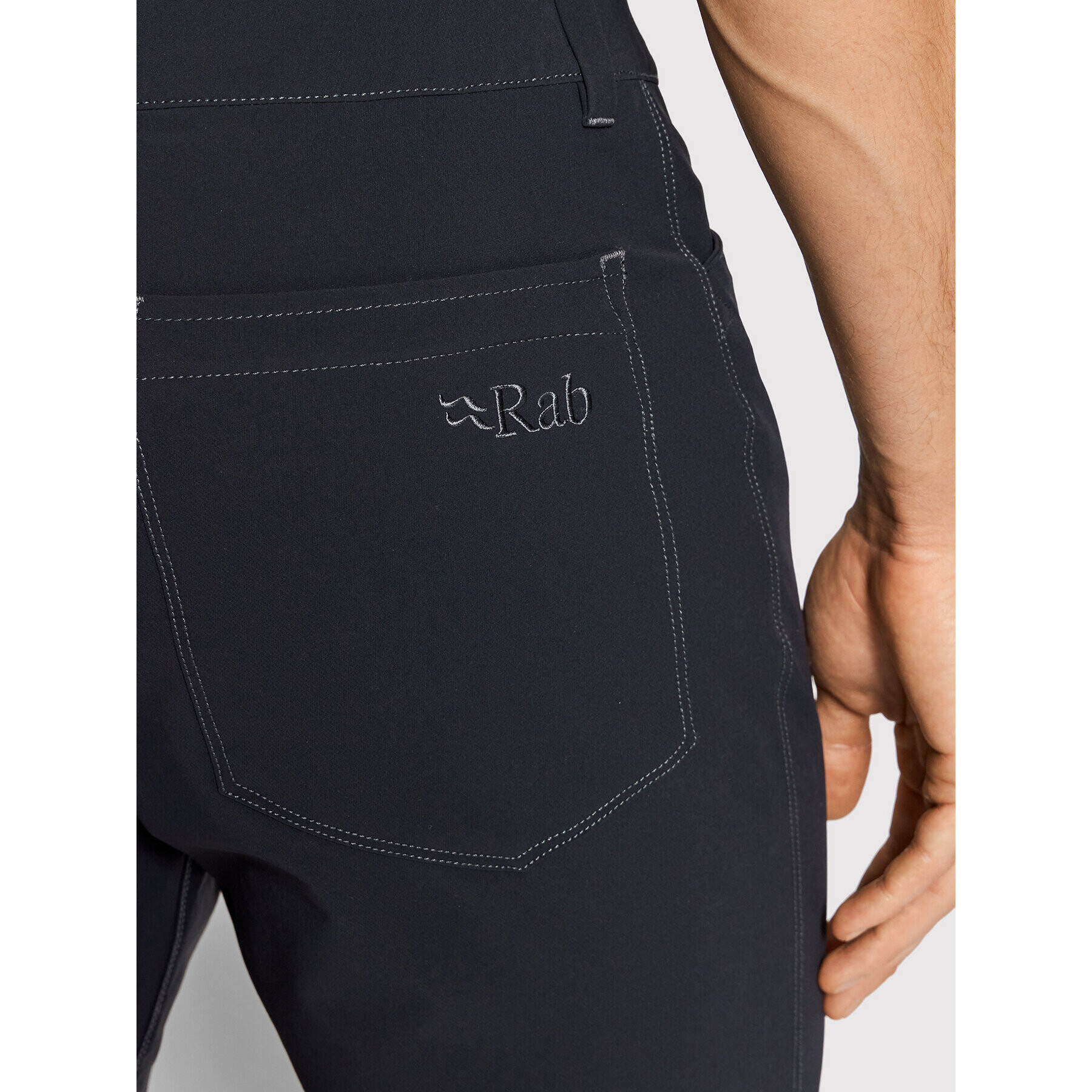 Rab Текстилни панталони Capstone QFU-86-EBN-32 Черен Regular Fit - Pepit.bg