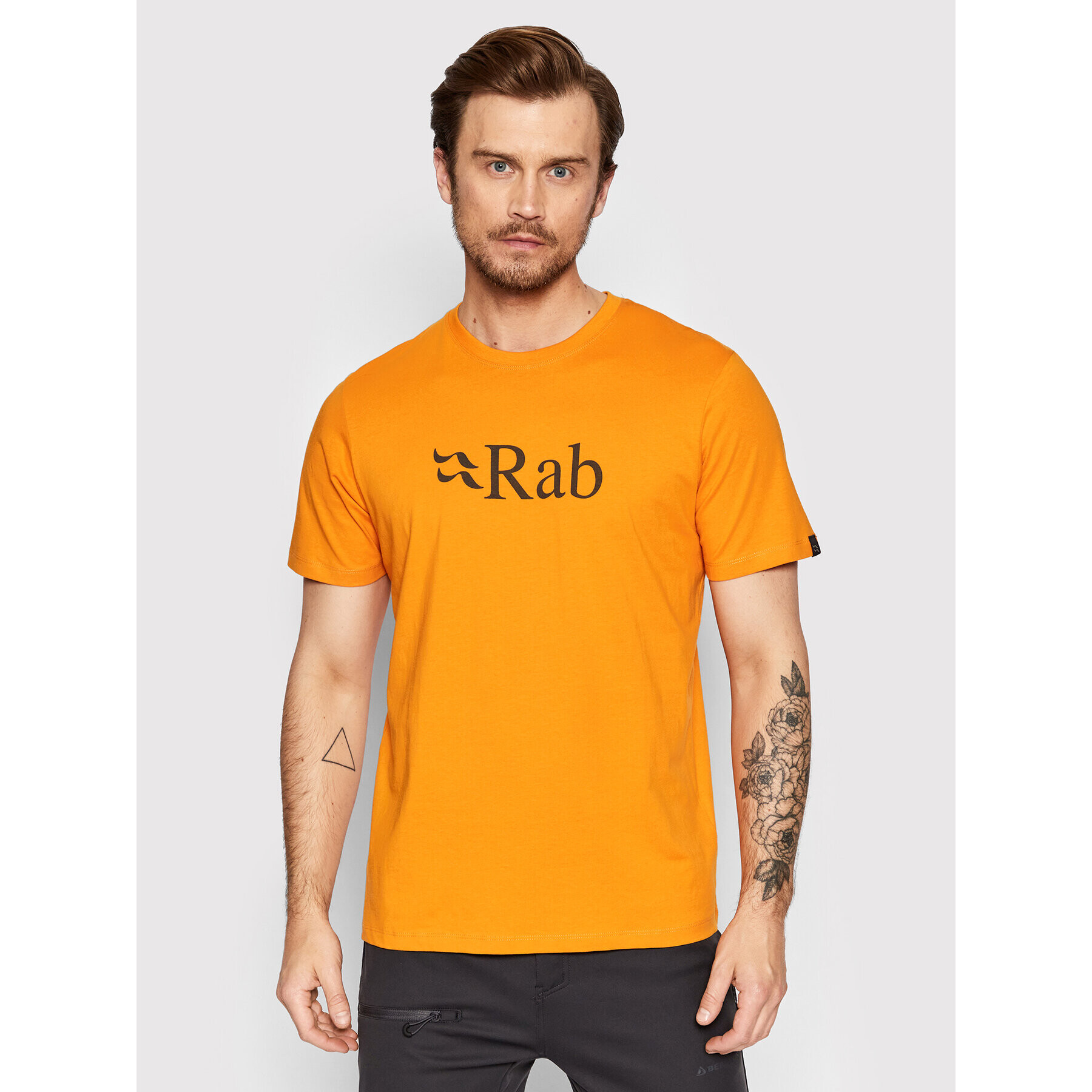 Rab Тишърт Stance Logo QCB-08-SUN-L Оранжев Regular Fit - Pepit.bg