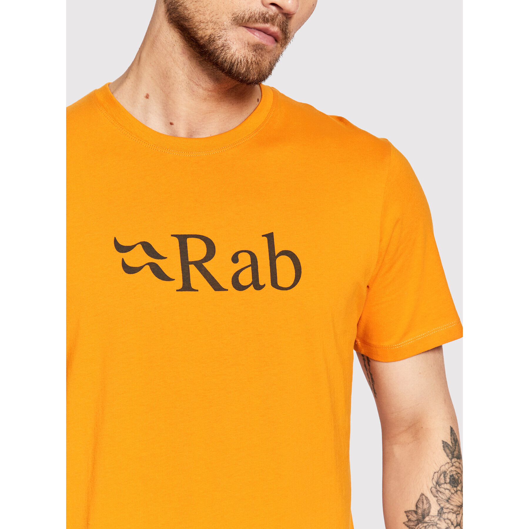 Rab Тишърт Stance Logo QCB-08-SUN-L Оранжев Regular Fit - Pepit.bg