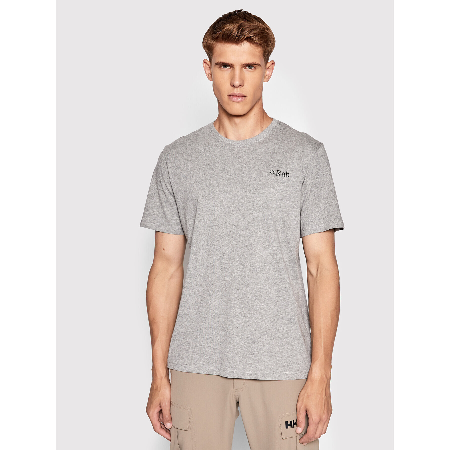 Rab Тишърт Stance Mountain Peak QCB-66-GYM-L Сив Regular Fit - Pepit.bg