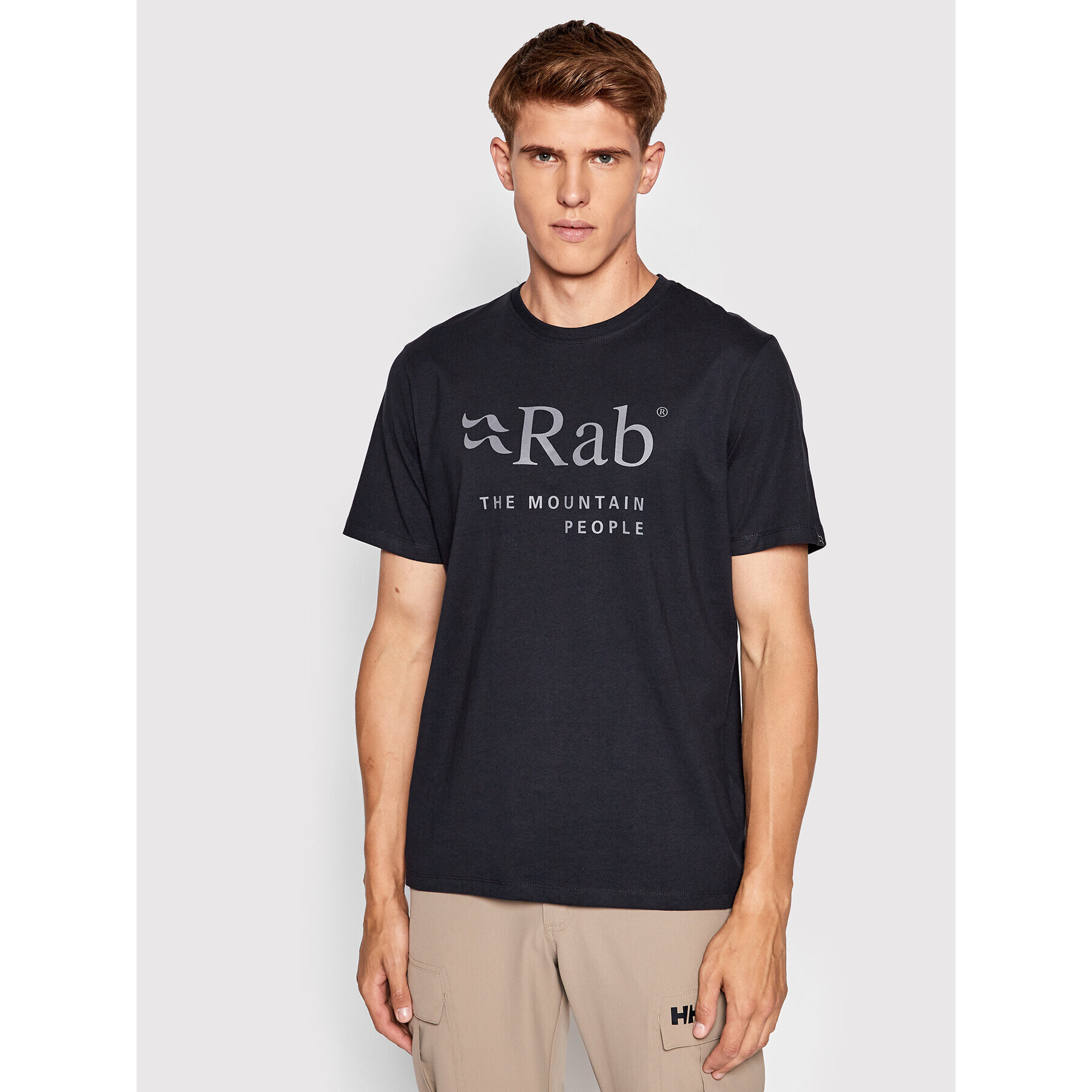 Rab Тишърт Stance Mountain QCB-39-BEL-L Черен Regular Fit - Pepit.bg