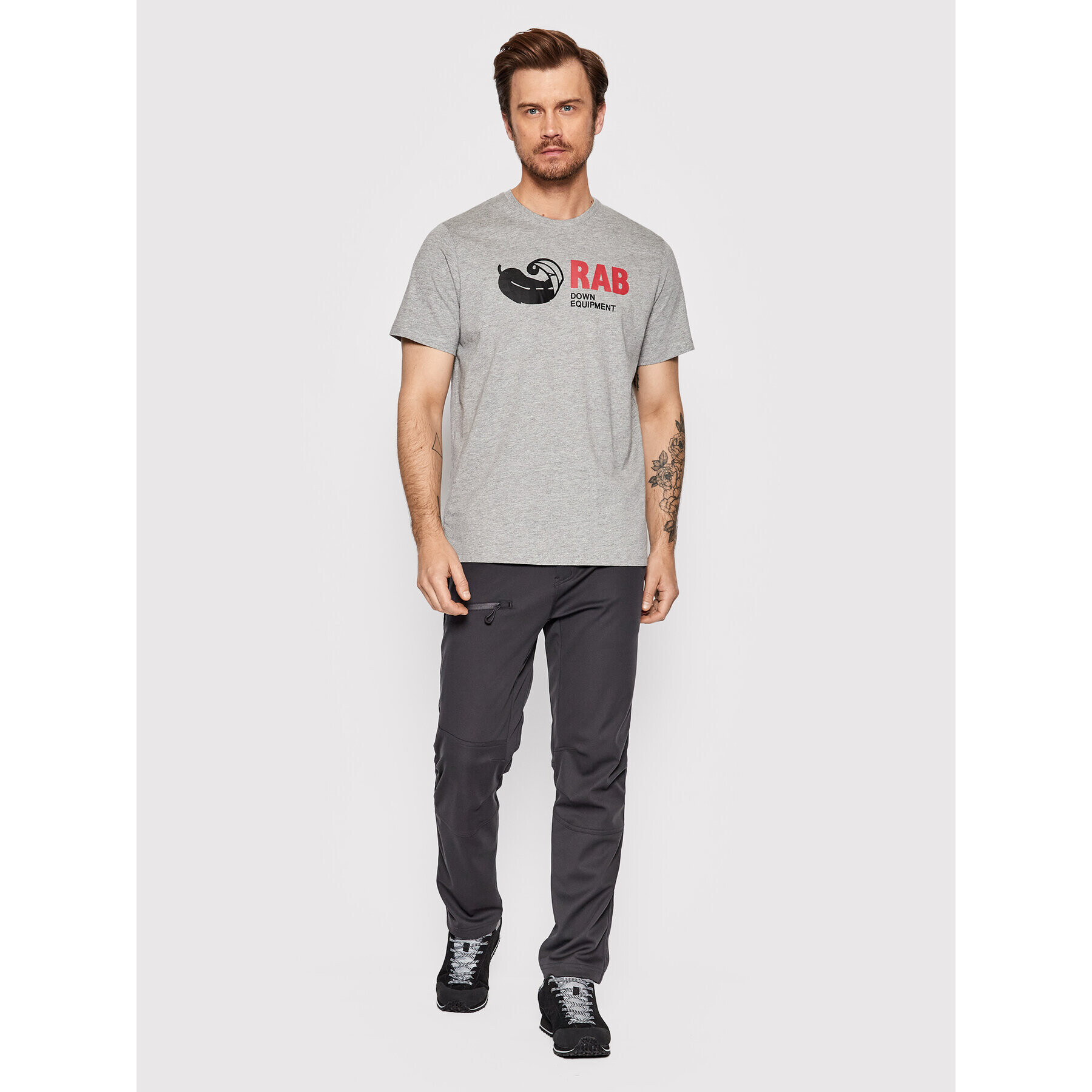 Rab Тишърт Stance Vintage QCB-13-GM-L Сив Regular Fit - Pepit.bg