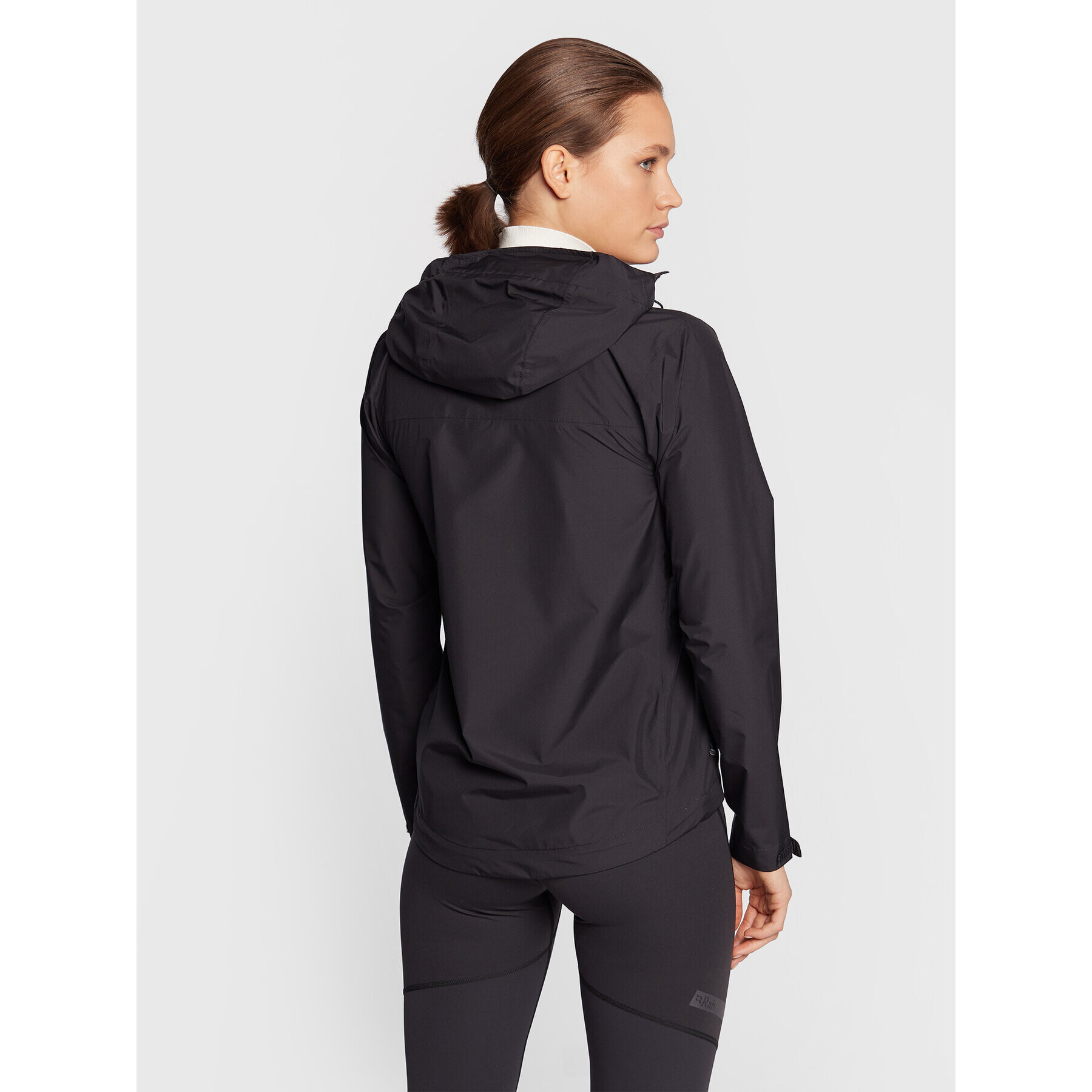 Rab Яке за дъжд Downpour Eco QWG-83-BL-08 Черен Regular Fit - Pepit.bg