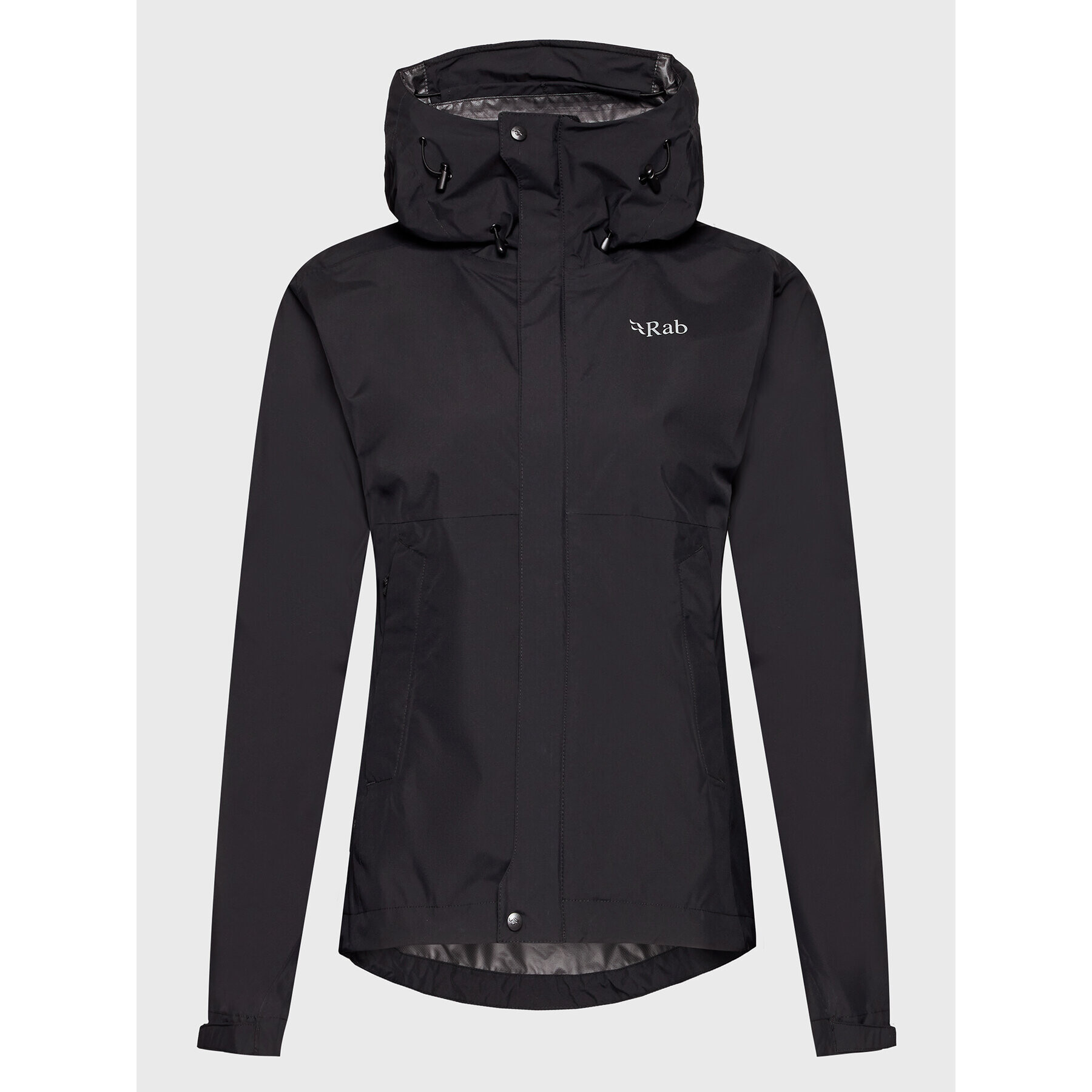 Rab Яке за дъжд Downpour Eco QWG-83-BL-08 Черен Regular Fit - Pepit.bg