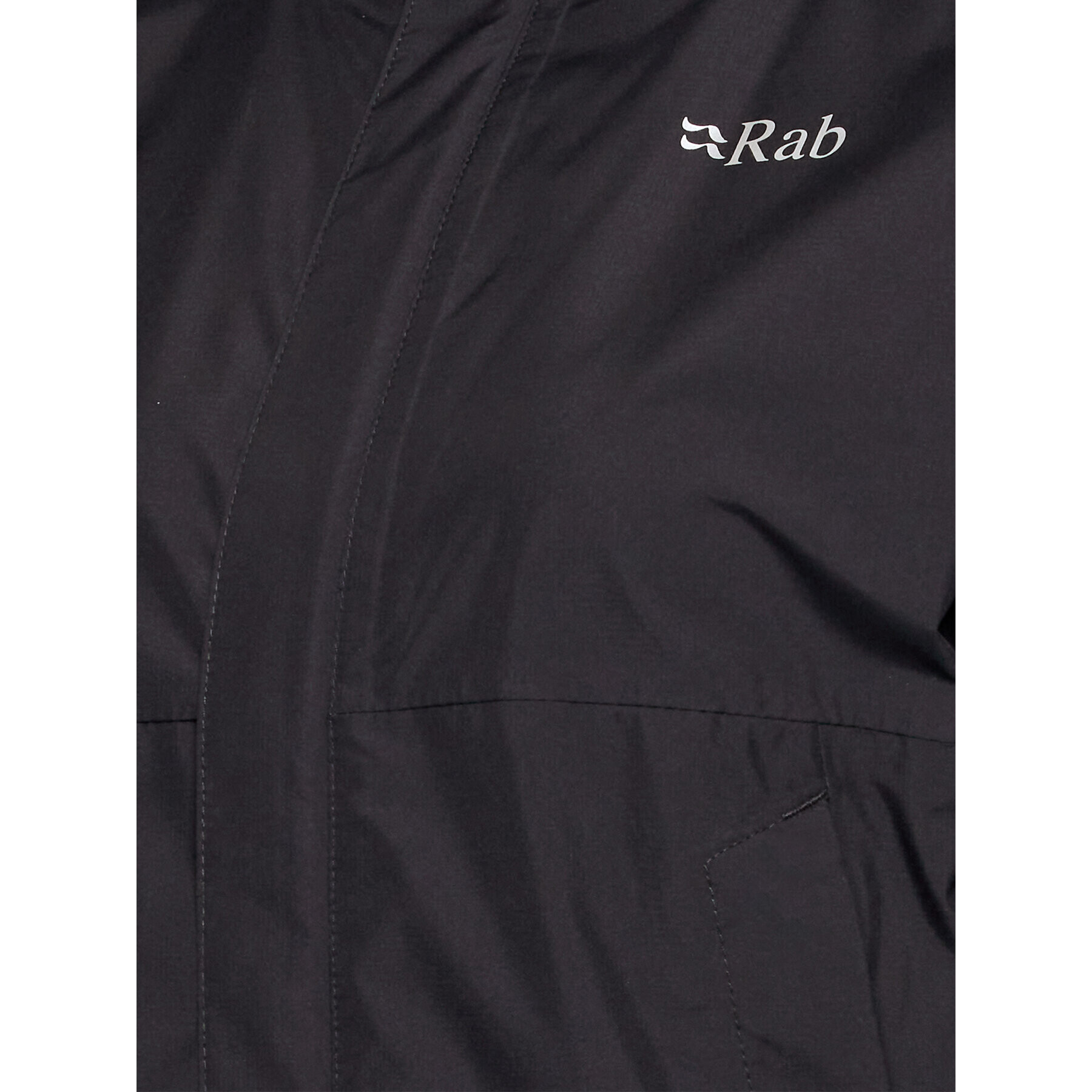 Rab Яке за дъжд Downpour Eco QWG-83-BL-08 Черен Regular Fit - Pepit.bg