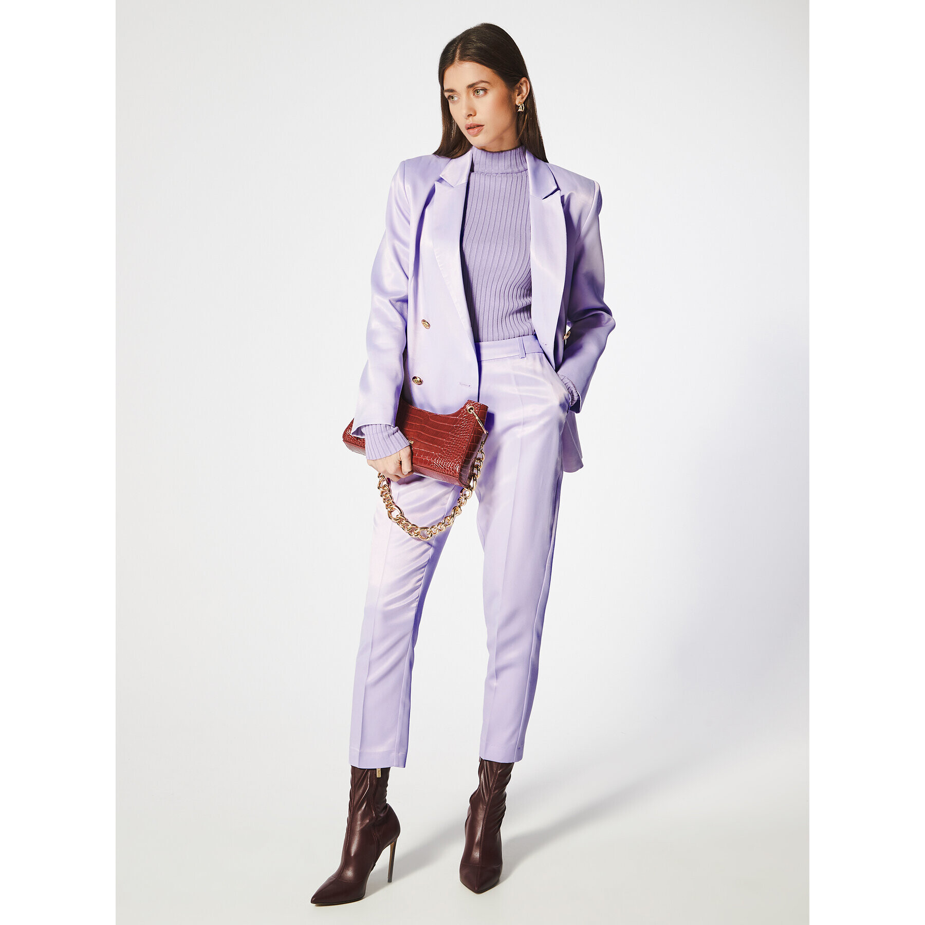Rage Age Чино панталони Minx Виолетов Slim Fit - Pepit.bg