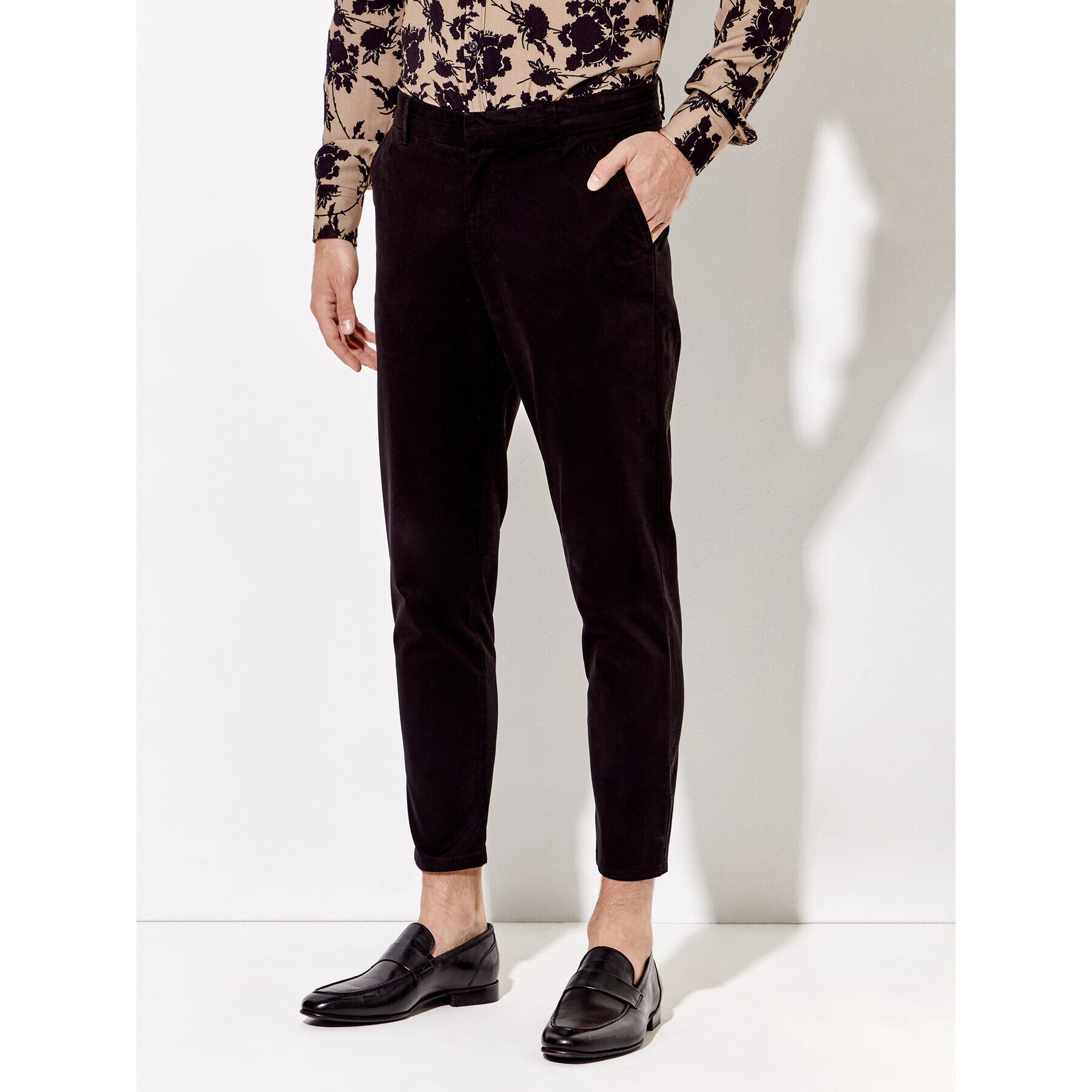 Rage Age Чино панталони Spencer Черен Slim Fit - Pepit.bg