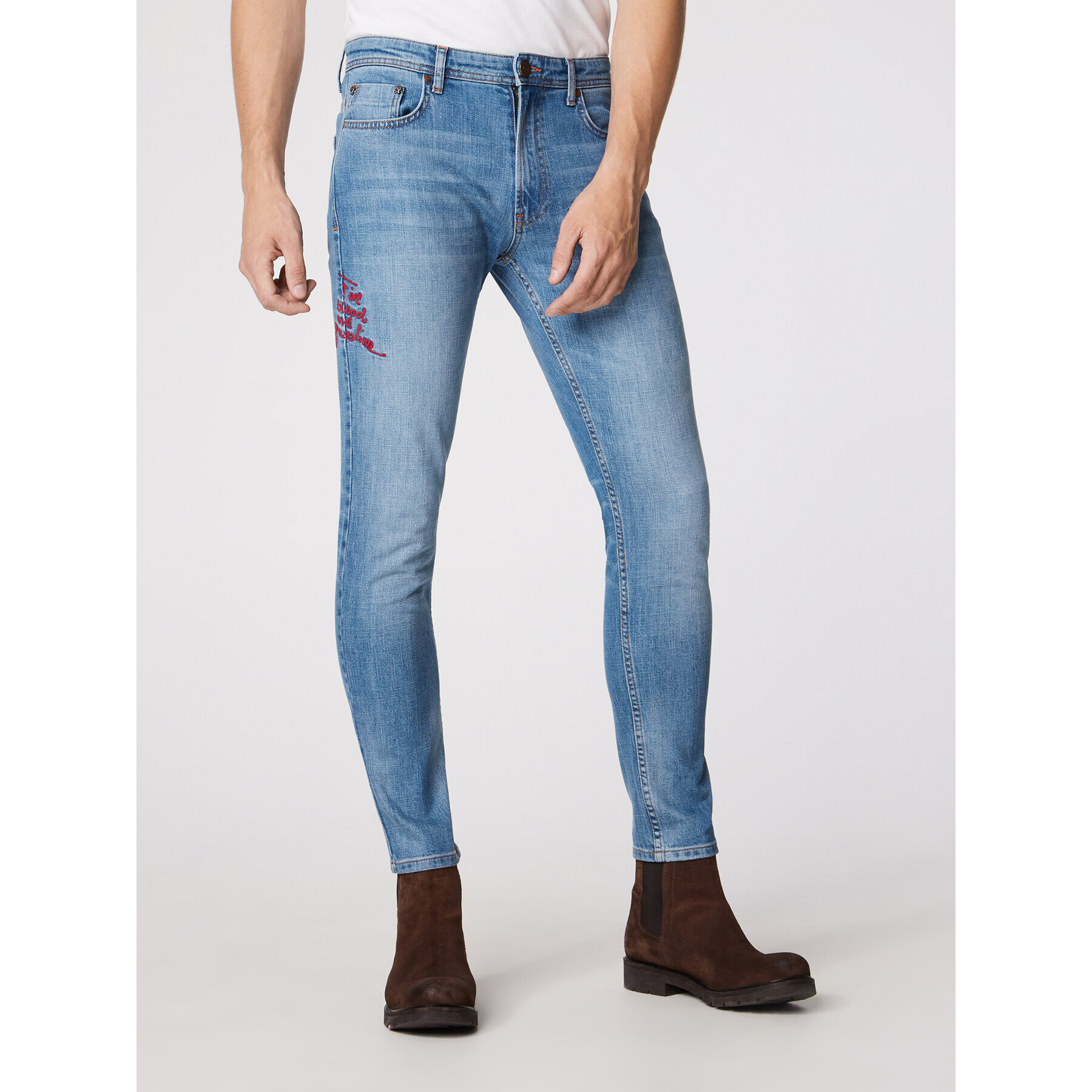 Rage Age Дънки Elon Син Slim Fit - Pepit.bg