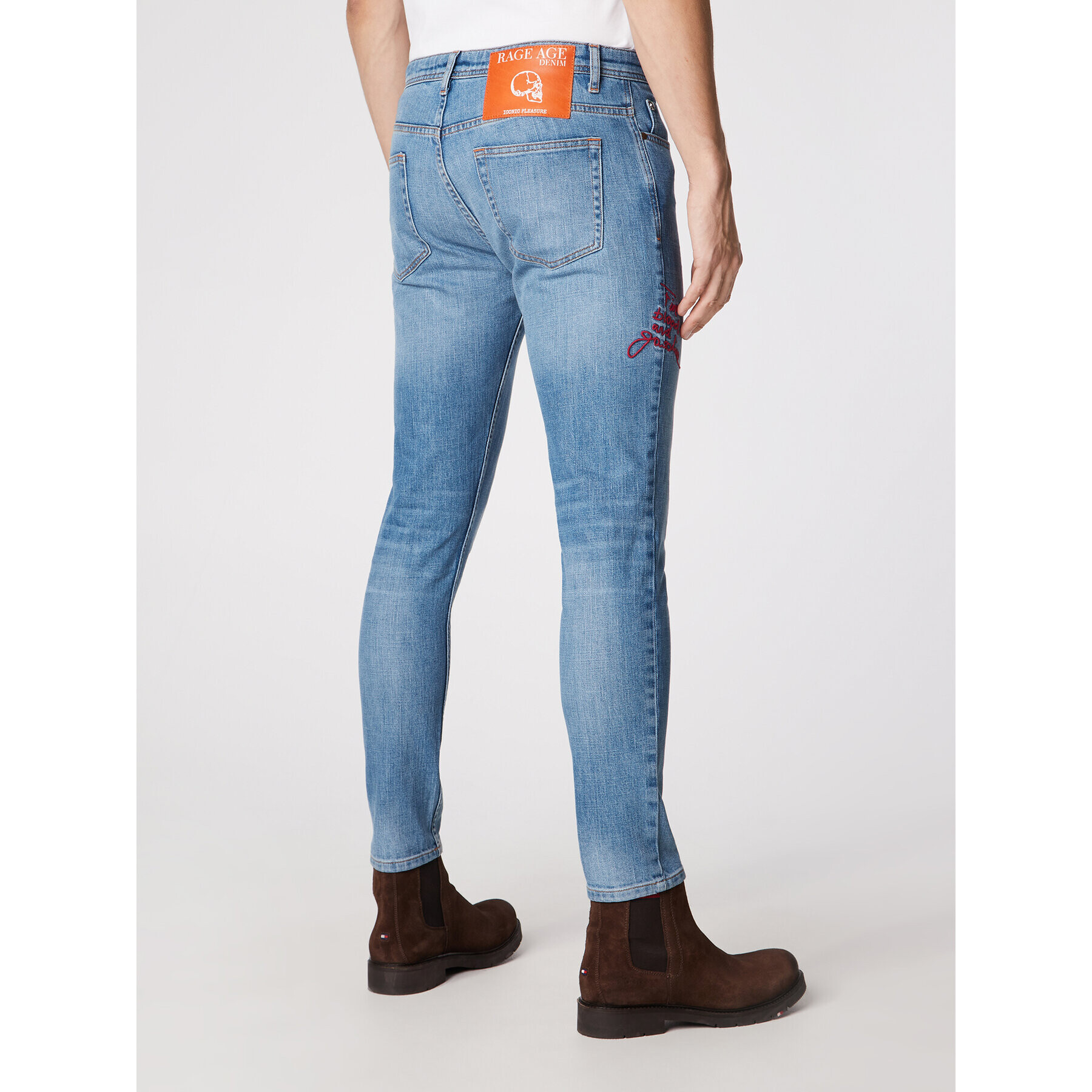 Rage Age Дънки Elon Син Slim Fit - Pepit.bg