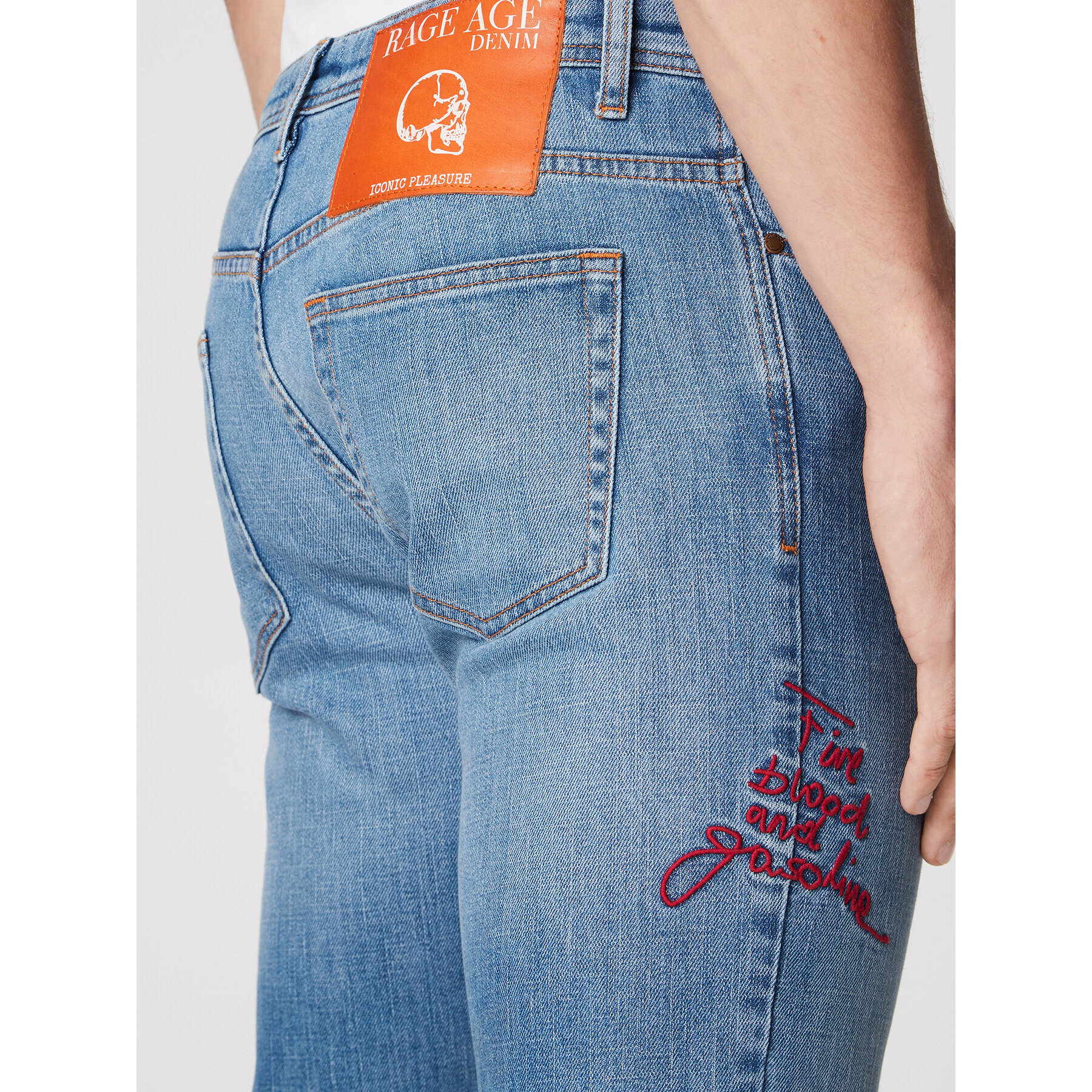 Rage Age Дънки Elon Син Slim Fit - Pepit.bg