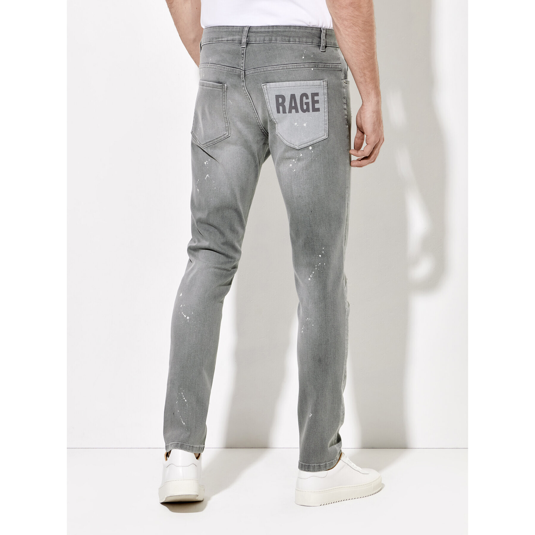 Rage Age Дънки Hector Сив Slim Fit - Pepit.bg