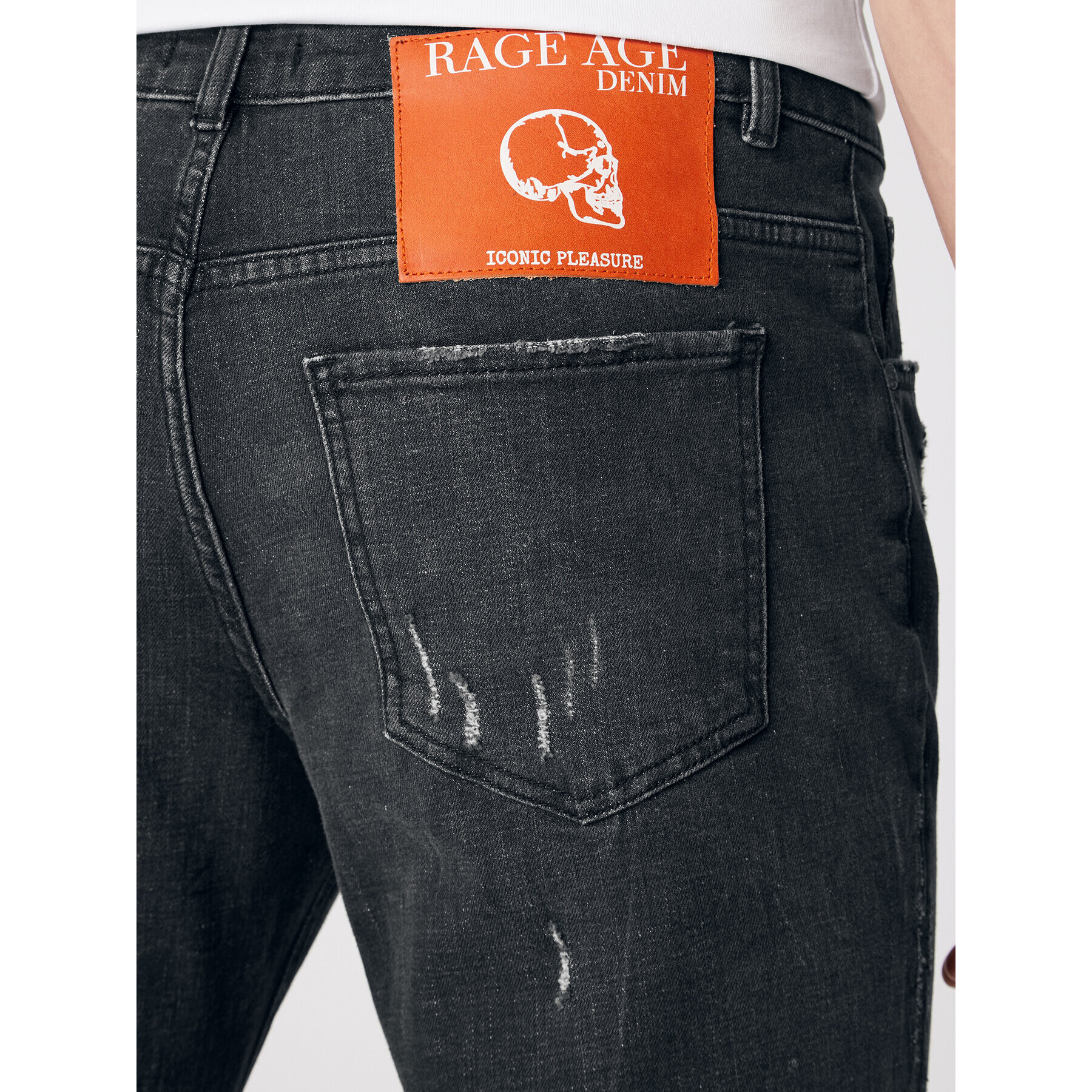 Rage Age Дънки Hector3 Черен Slim Fit - Pepit.bg