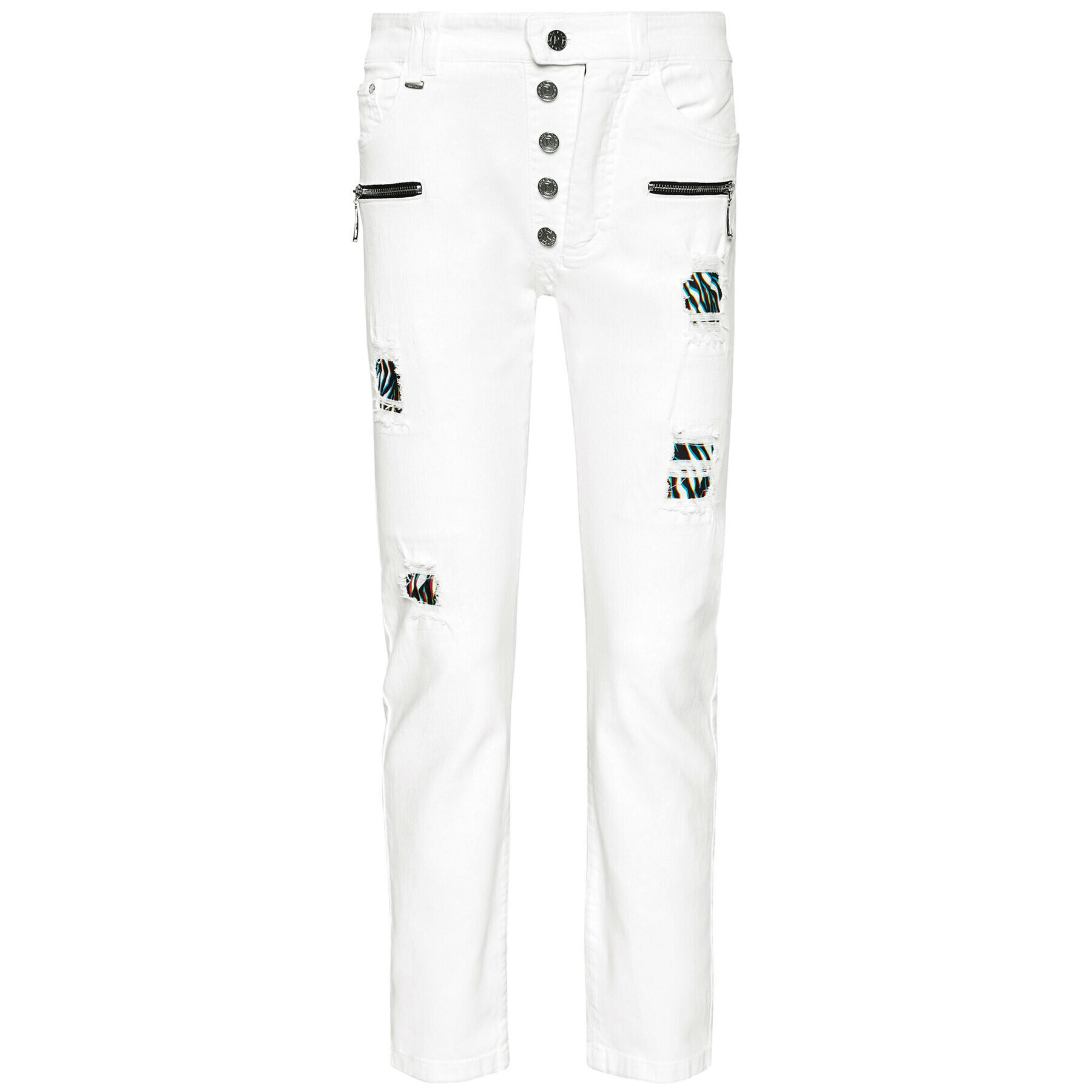 Rage Age Дънки Hermes 1 Бял Slim Fit - Pepit.bg