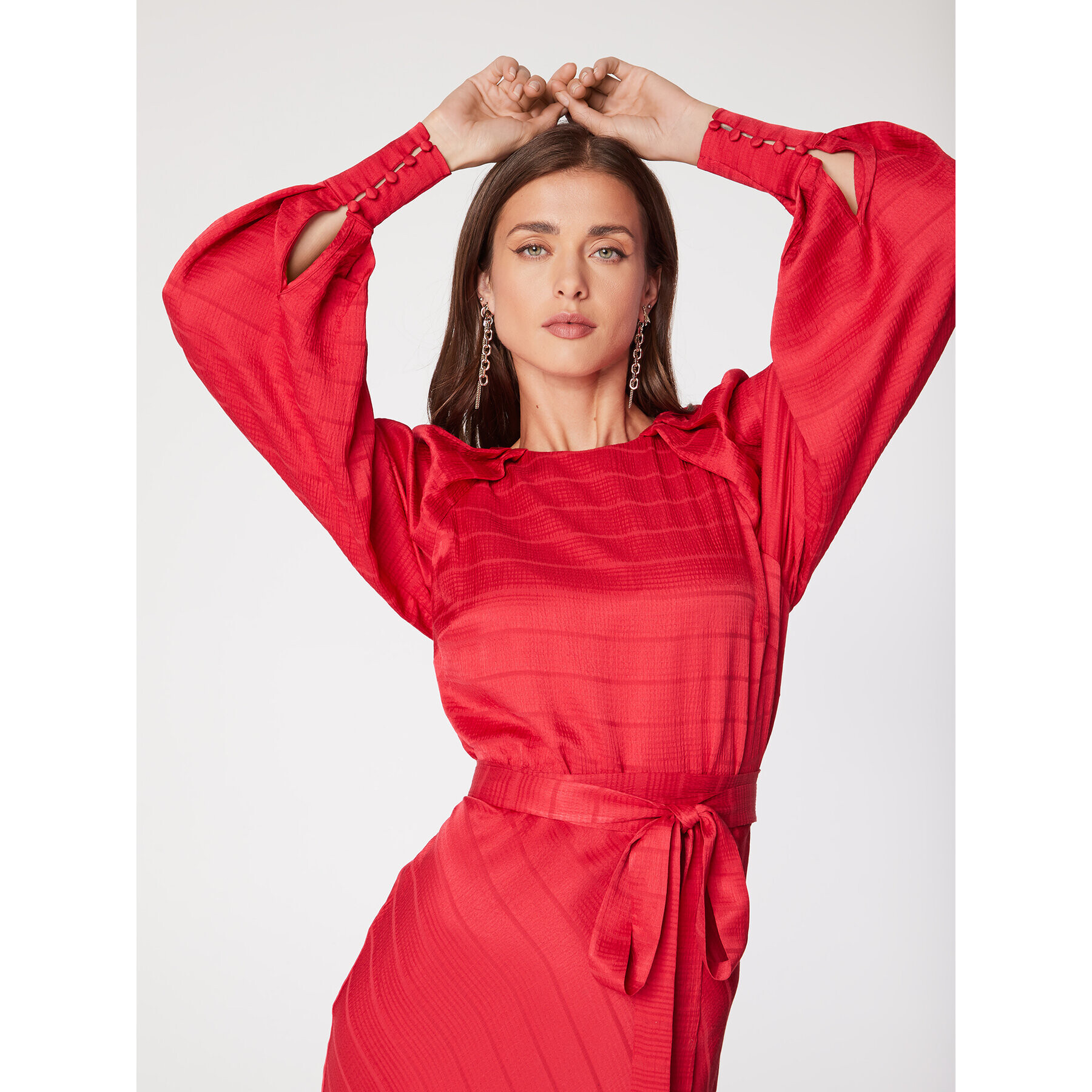 Rage Age Коктейлна рокля Lucilla Червен Regular Fit - Pepit.bg