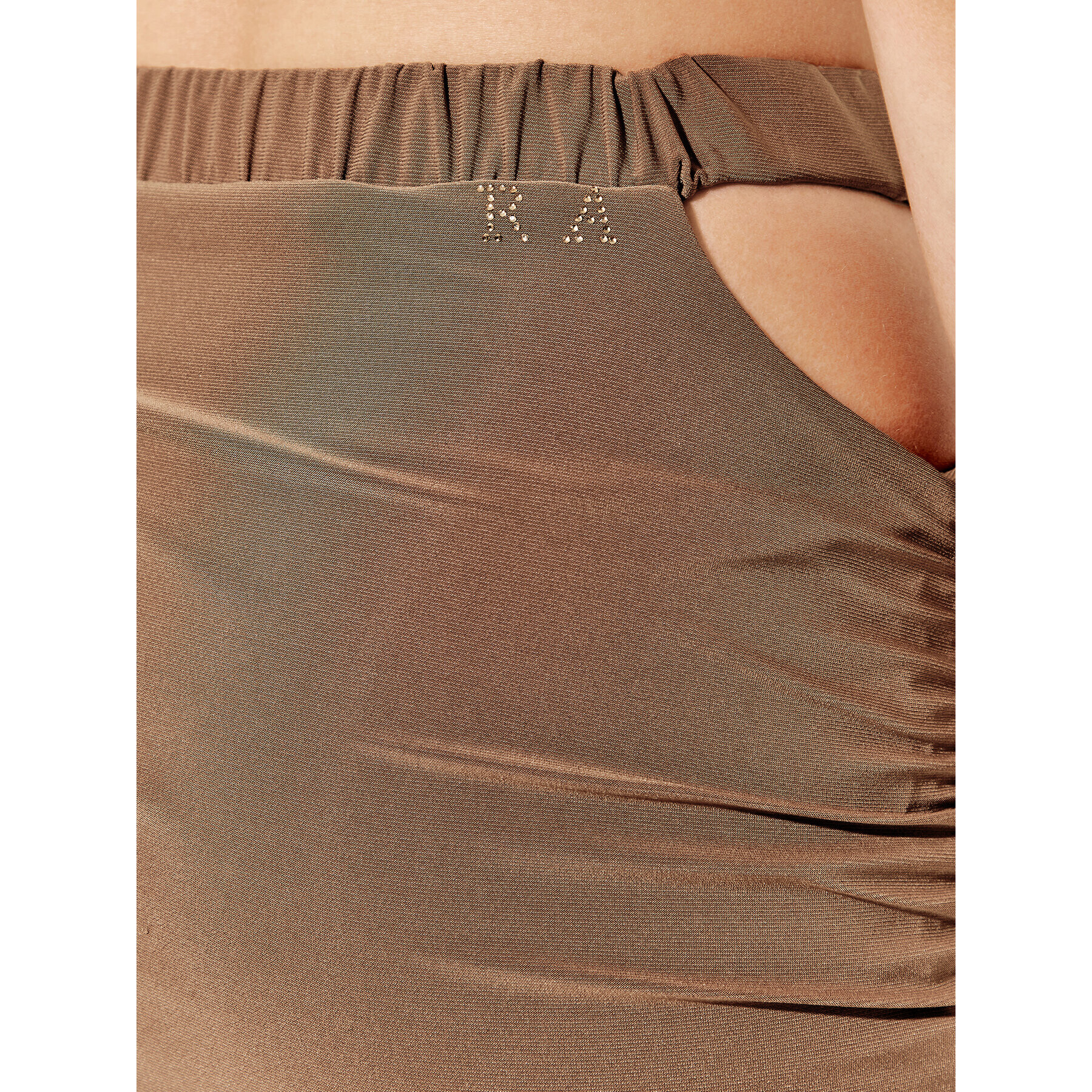 Rage Age Мини пола Brook Кафяв Slim Fit - Pepit.bg