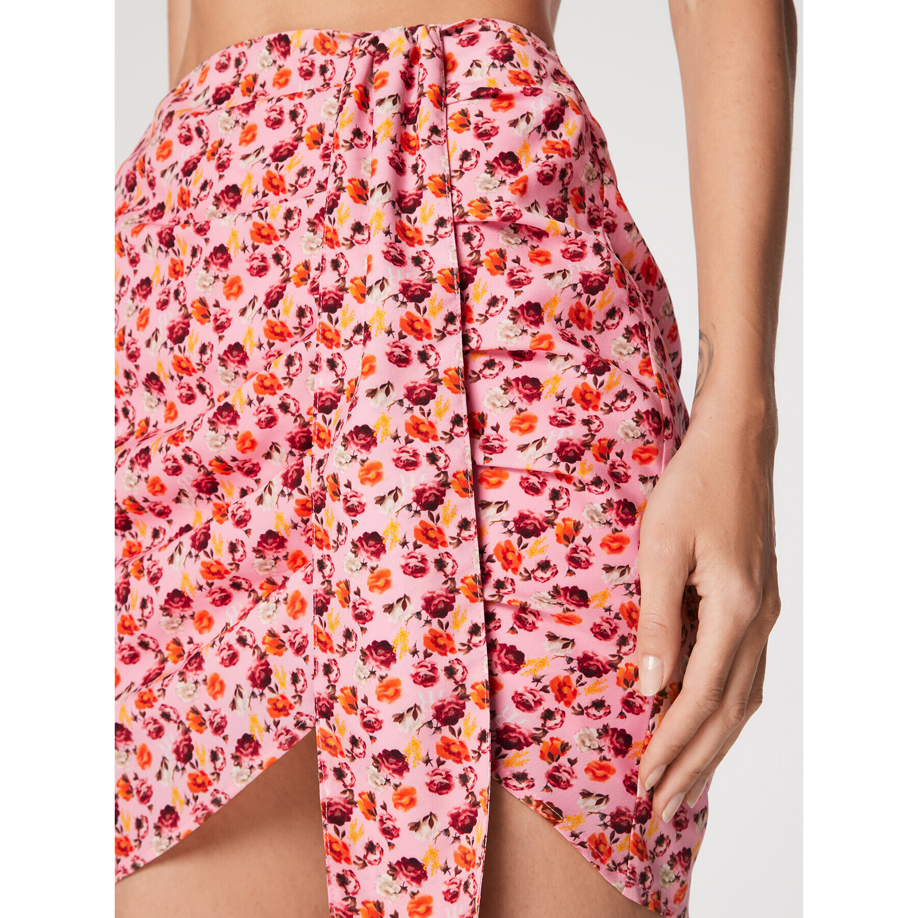 Rage Age Мини пола Susie Розов Slim Fit - Pepit.bg