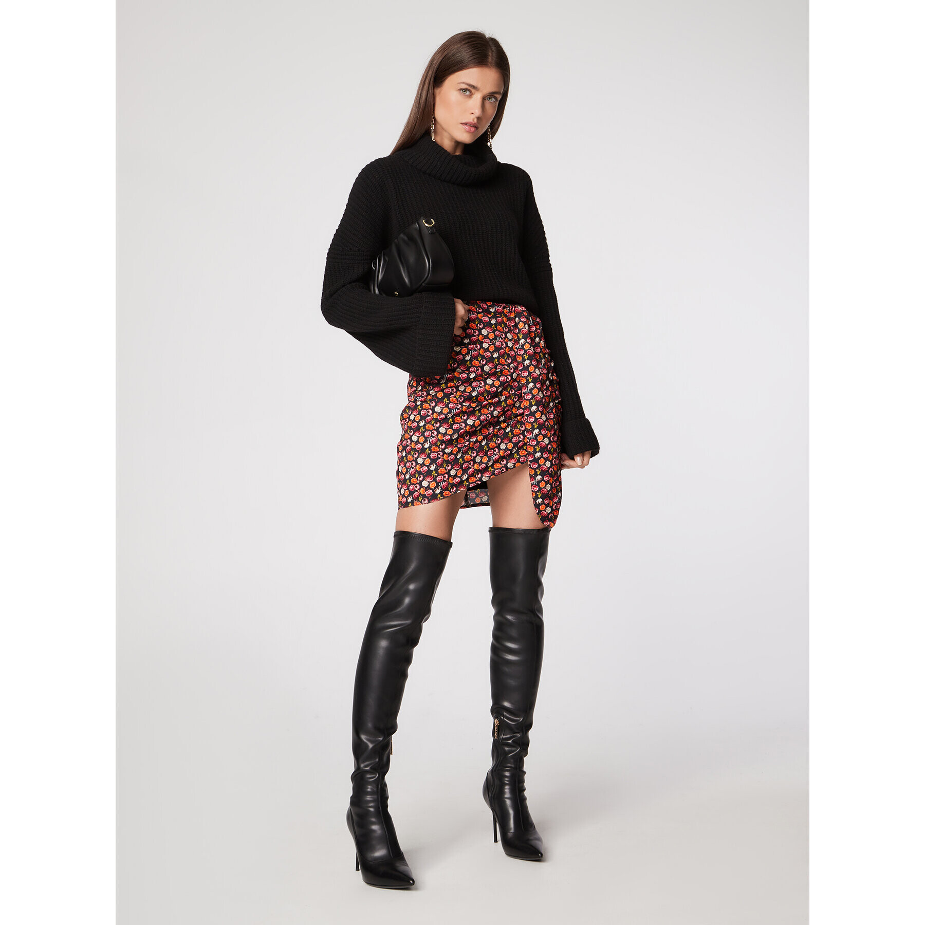 Rage Age Мини пола Susie Цветен Slim Fit - Pepit.bg