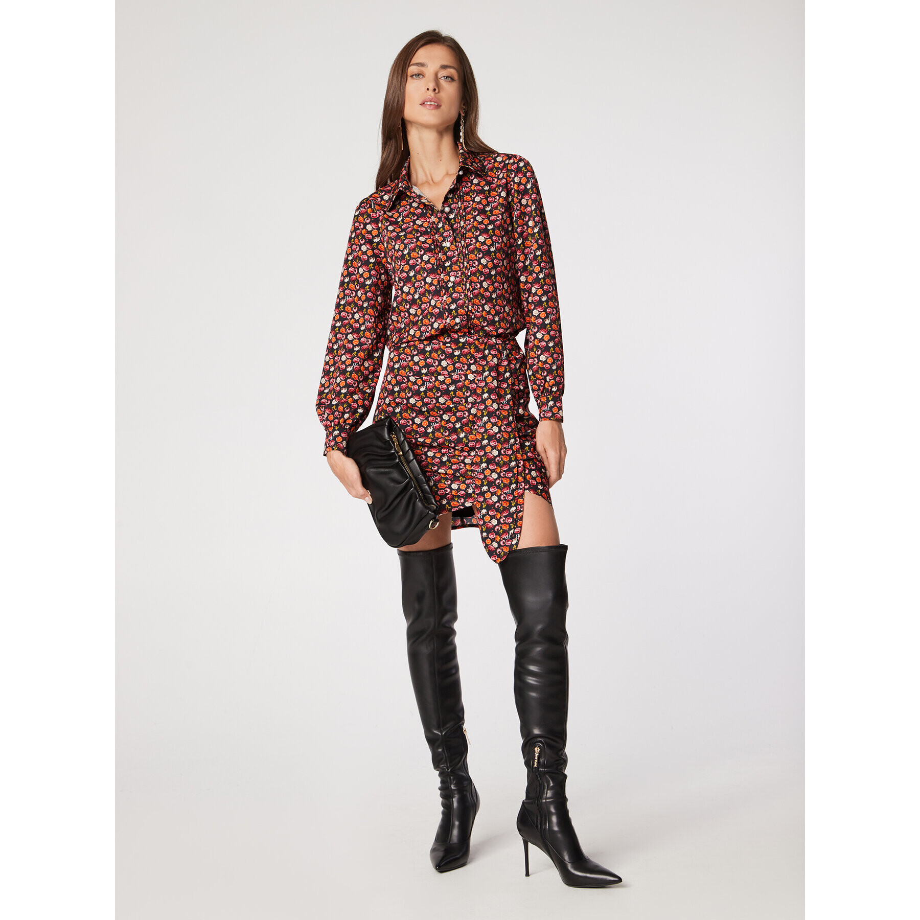Rage Age Мини пола Susie Цветен Slim Fit - Pepit.bg