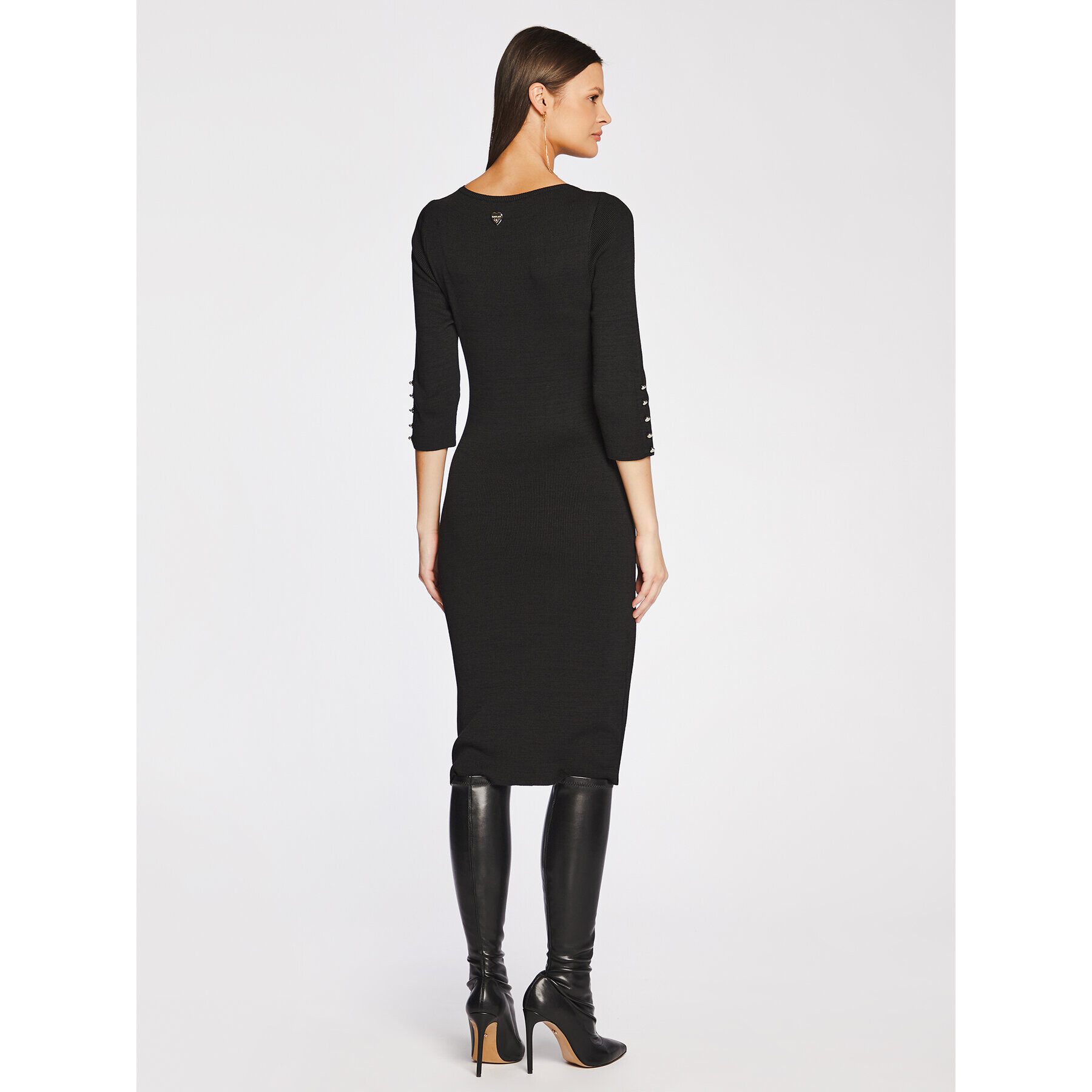Rage Age Плетена рокля Bonnie Черен Slim Fit - Pepit.bg