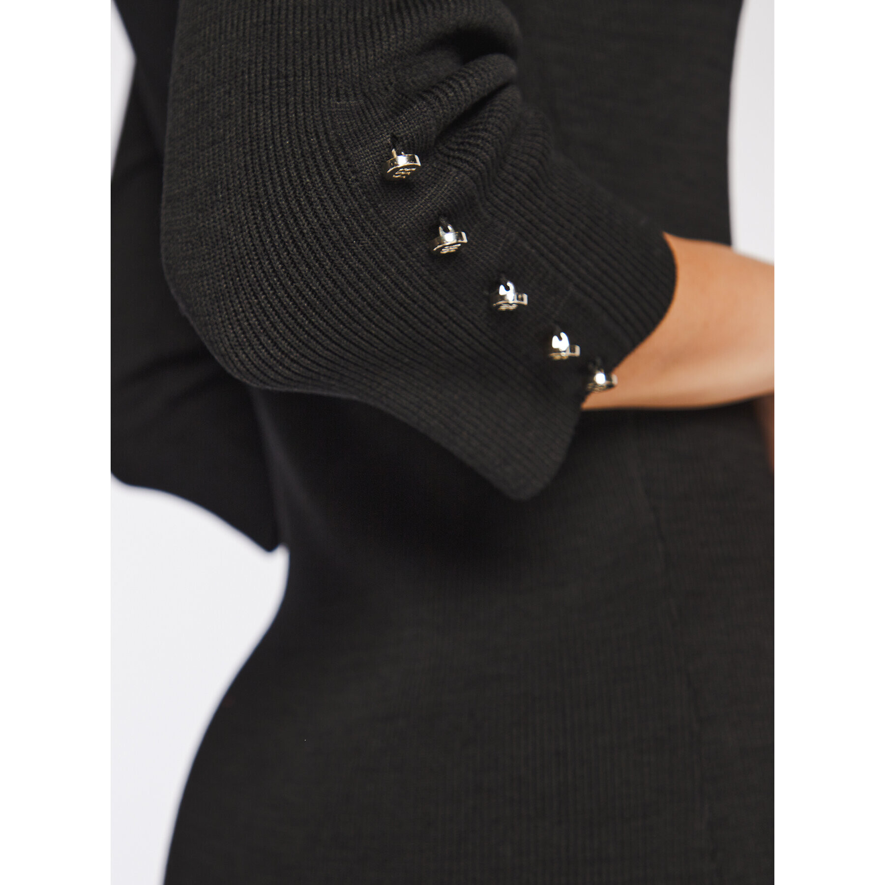 Rage Age Плетена рокля Bonnie Черен Slim Fit - Pepit.bg