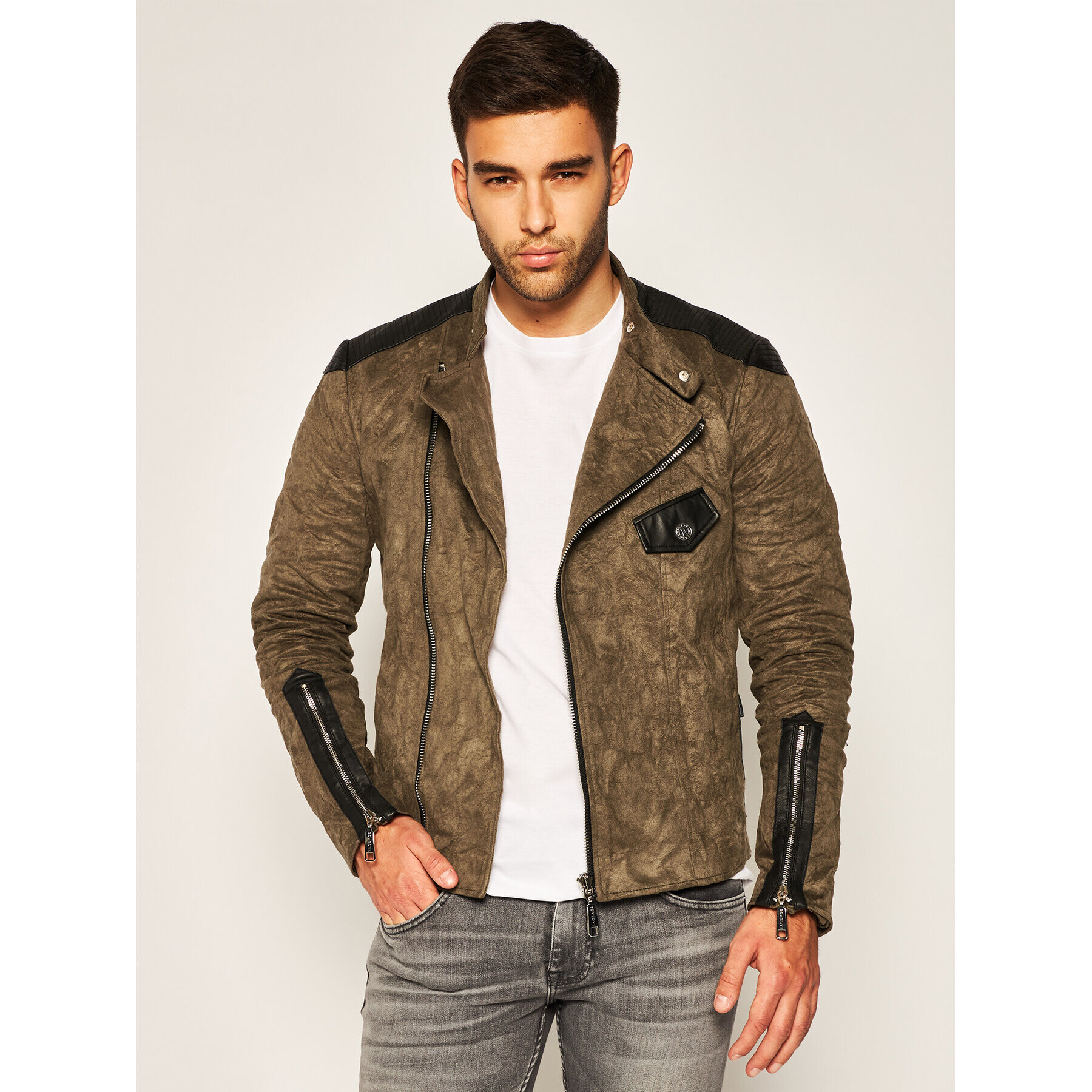 Rage Age Преходно яке Kenny Зелен Slim Fit - Pepit.bg