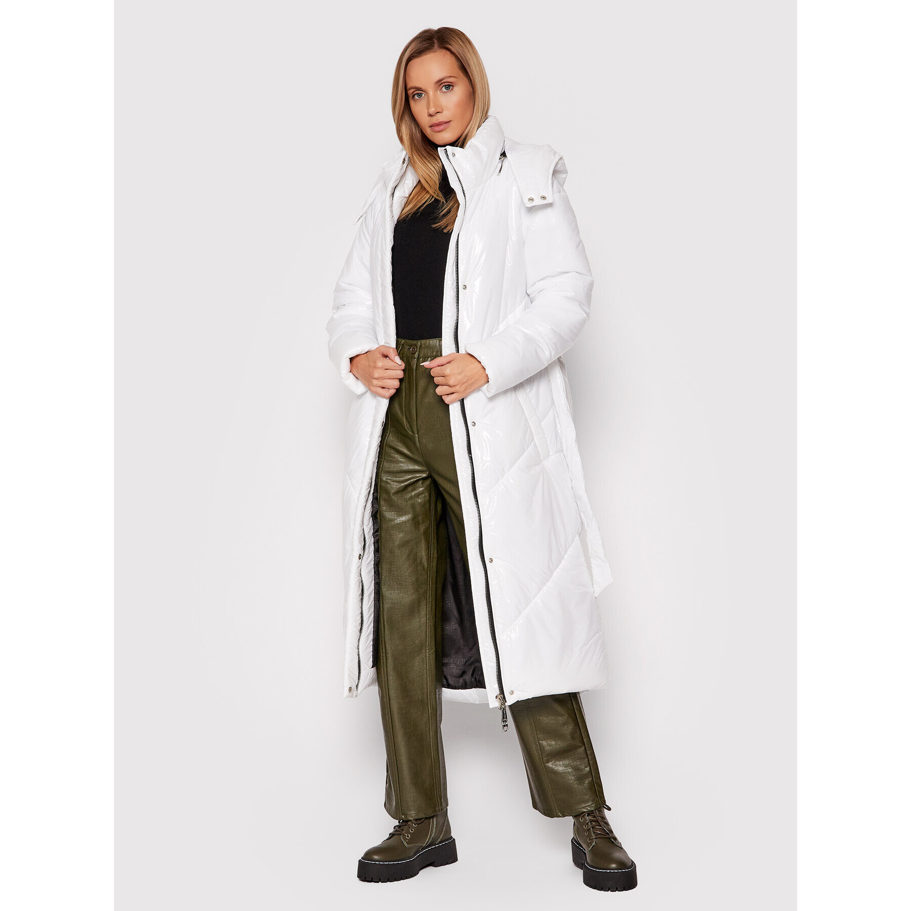 Rage Age Пухено яке Alexia 3 Бял Regular Fit - Pepit.bg