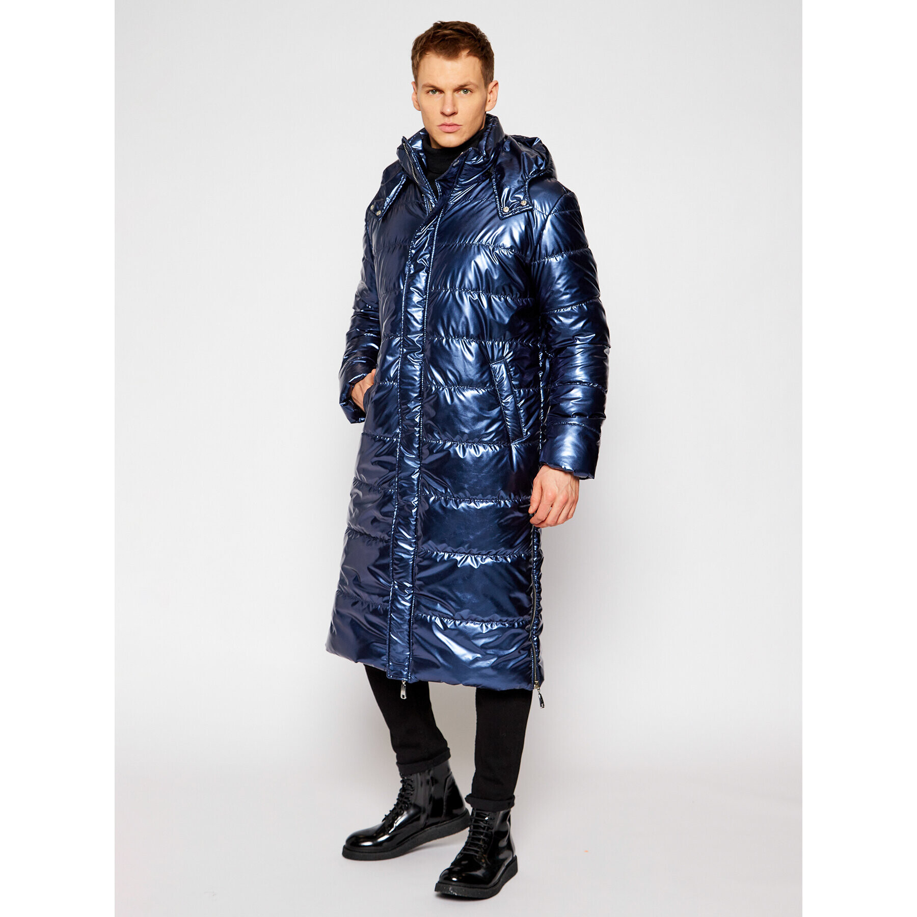 Rage Age Пухено яке Transform 1 Тъмносин Regular Fit - Pepit.bg
