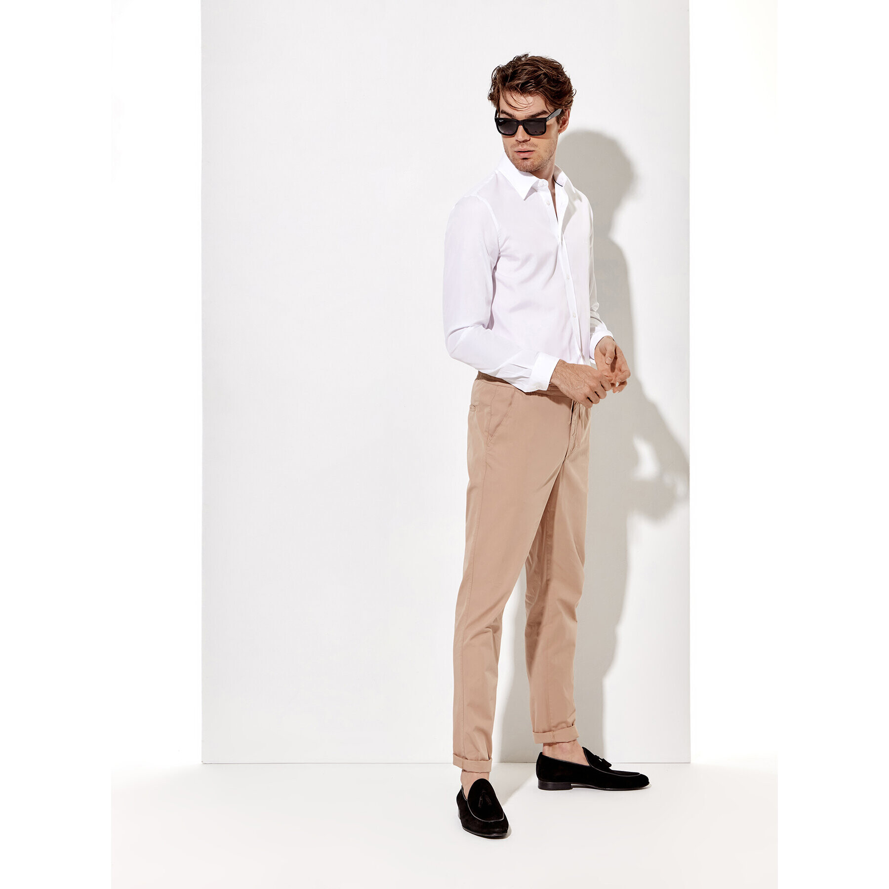 Rage Age Риза BlackJack Бял Slim Fit - Pepit.bg