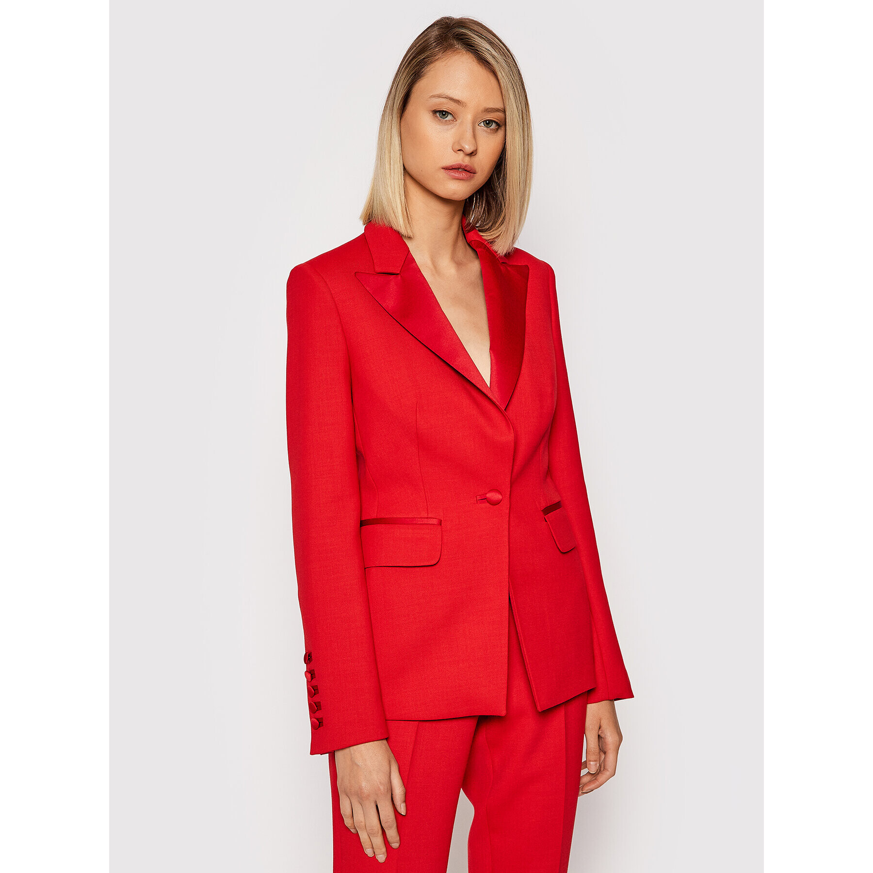 Rage Age Сако Audrey 2 Червен Slim Fit - Pepit.bg