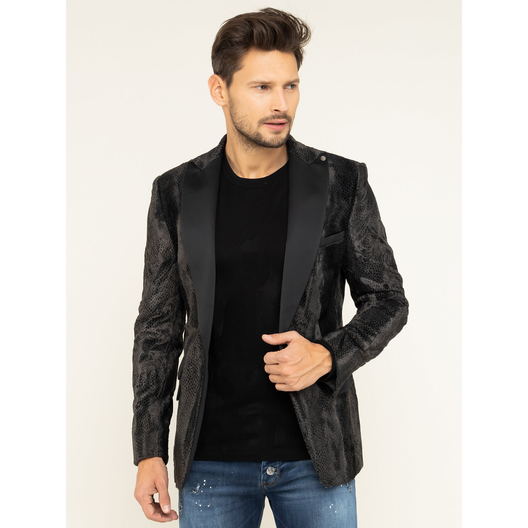 Rage Age Сако Urban Predator 1 Кафяв Slim Fit - Pepit.bg