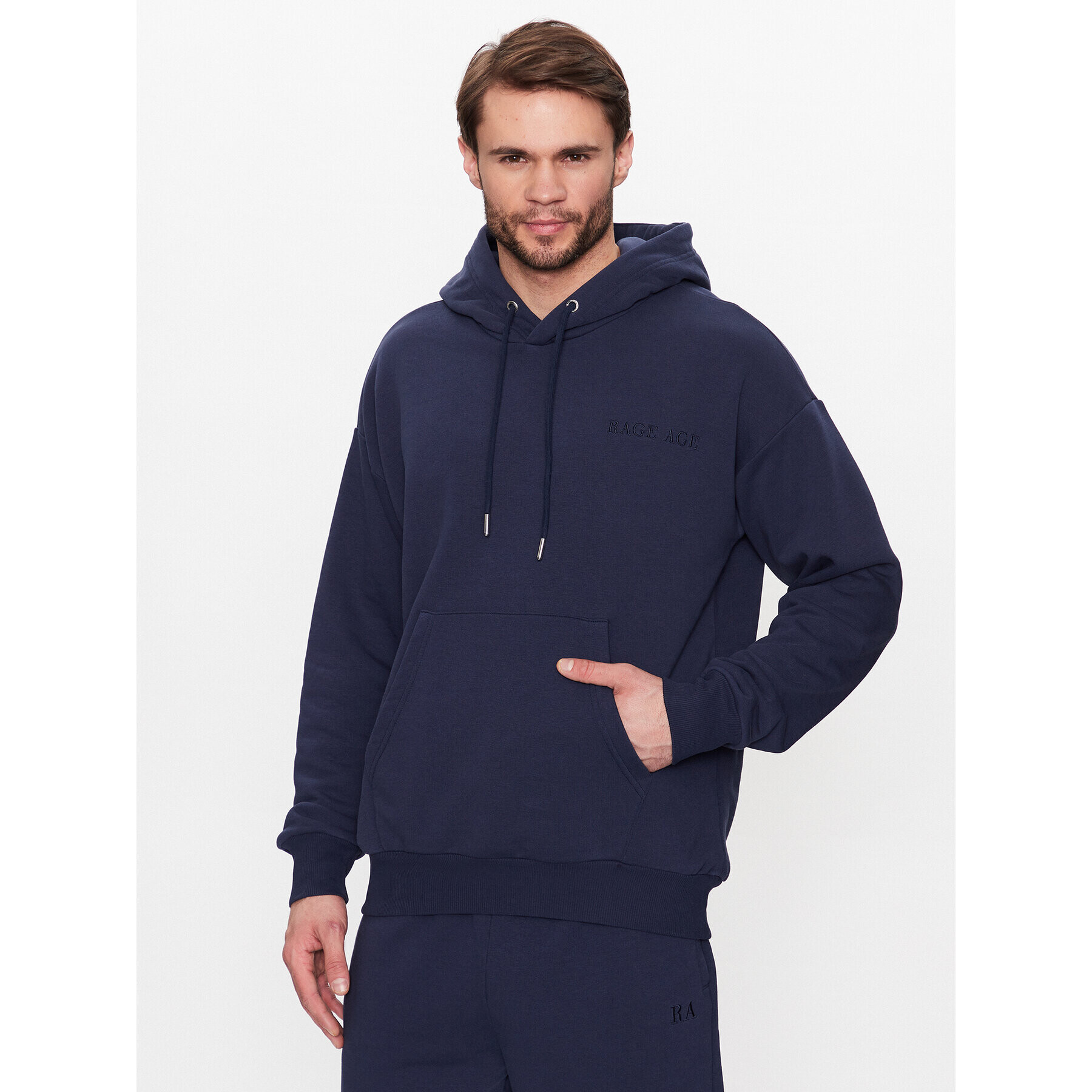 Rage Age Суитшърт Clearwater Тъмносин Relaxed Fit - Pepit.bg