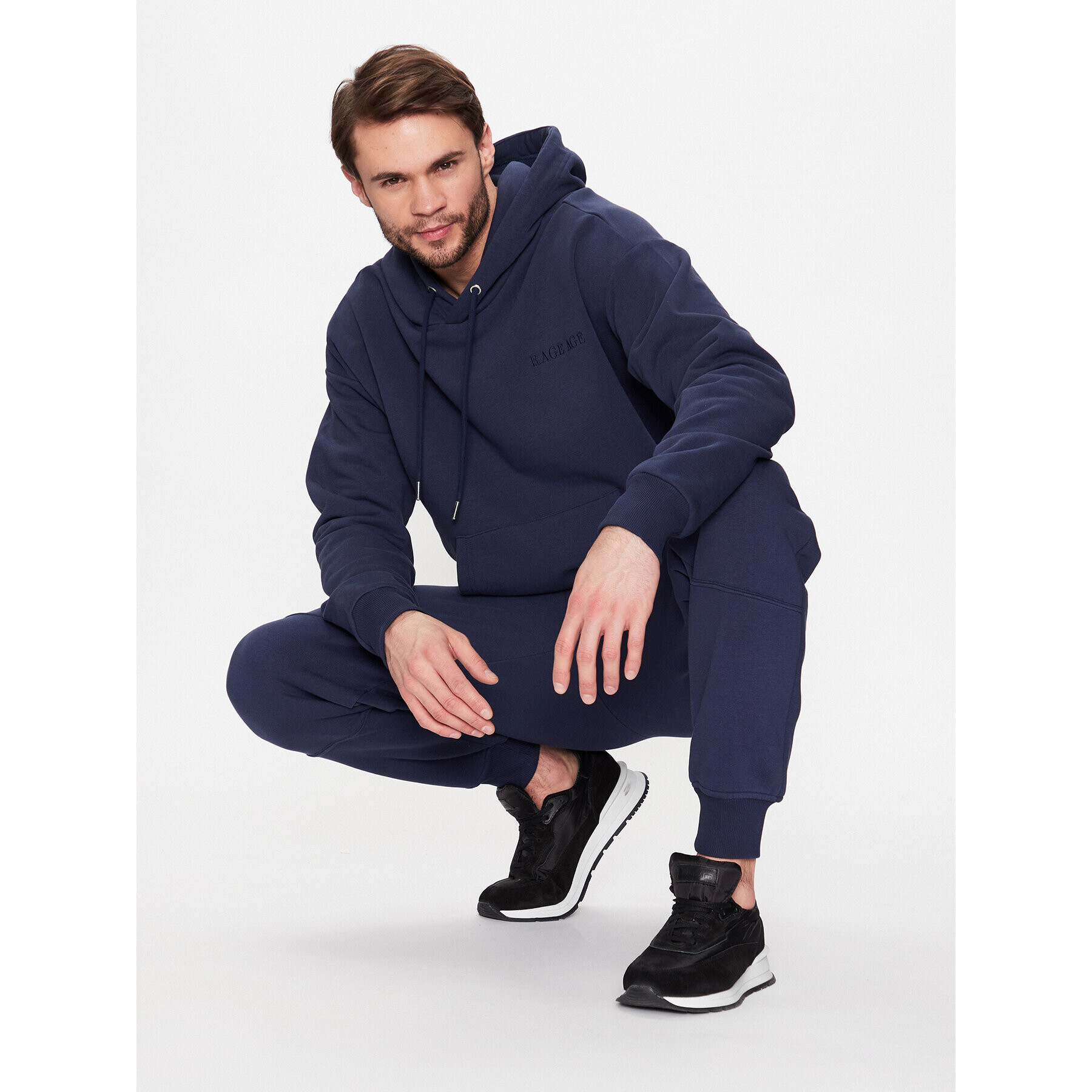 Rage Age Суитшърт Clearwater Тъмносин Relaxed Fit - Pepit.bg
