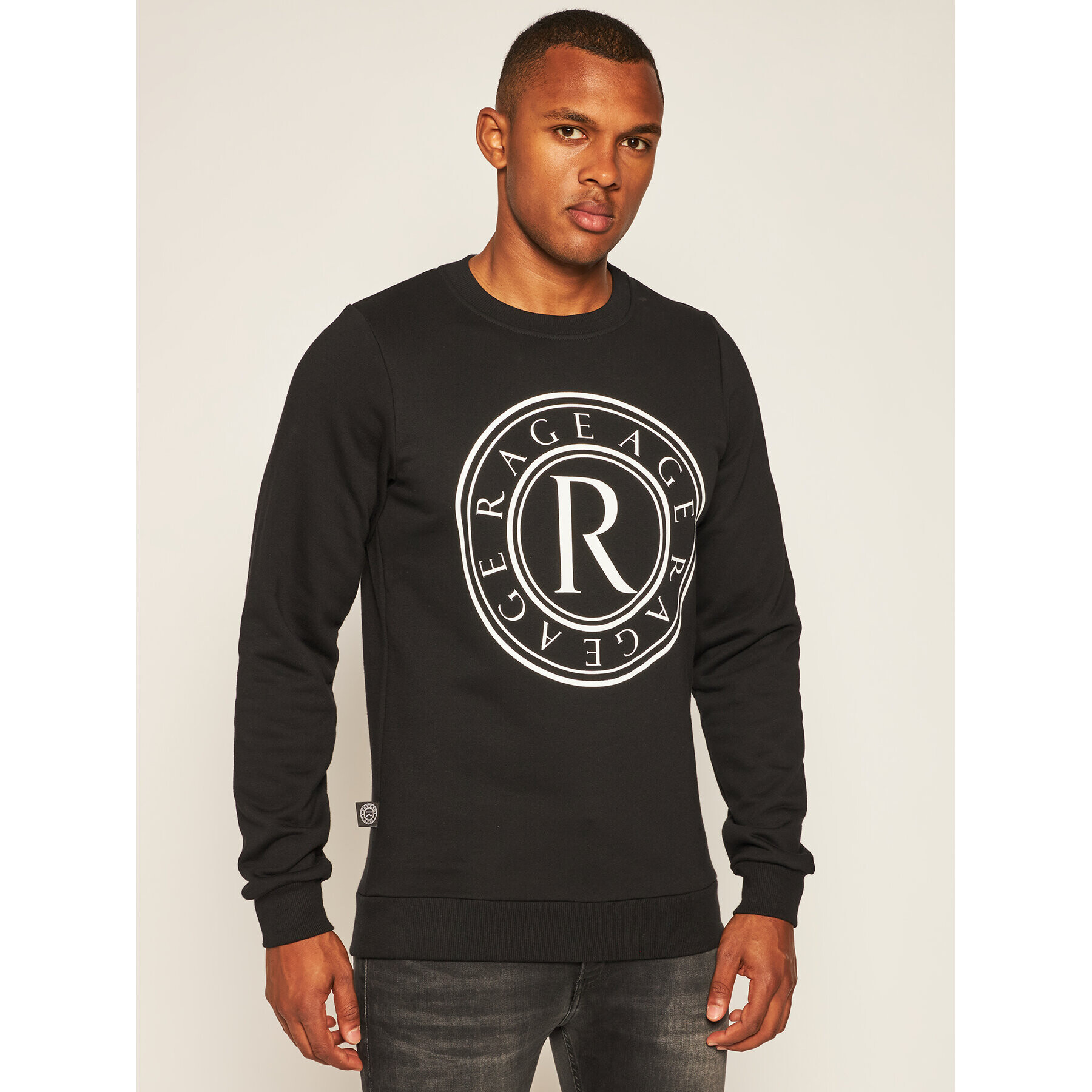 Rage Age Суитшърт Crewneck 2 Черен Slim Fit - Pepit.bg