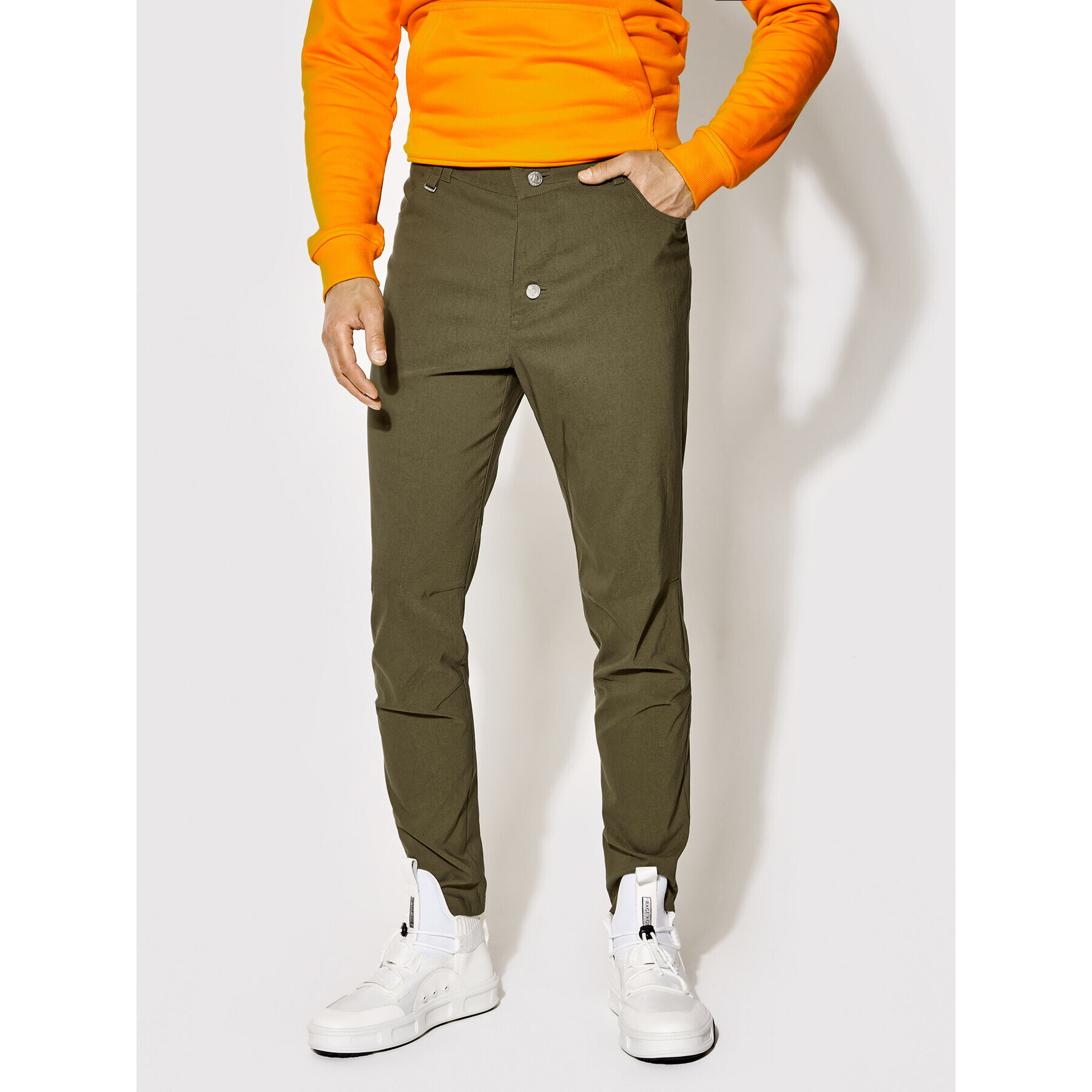 Rage Age Текстилни панталони Universe 1 Зелен Slim Fit - Pepit.bg