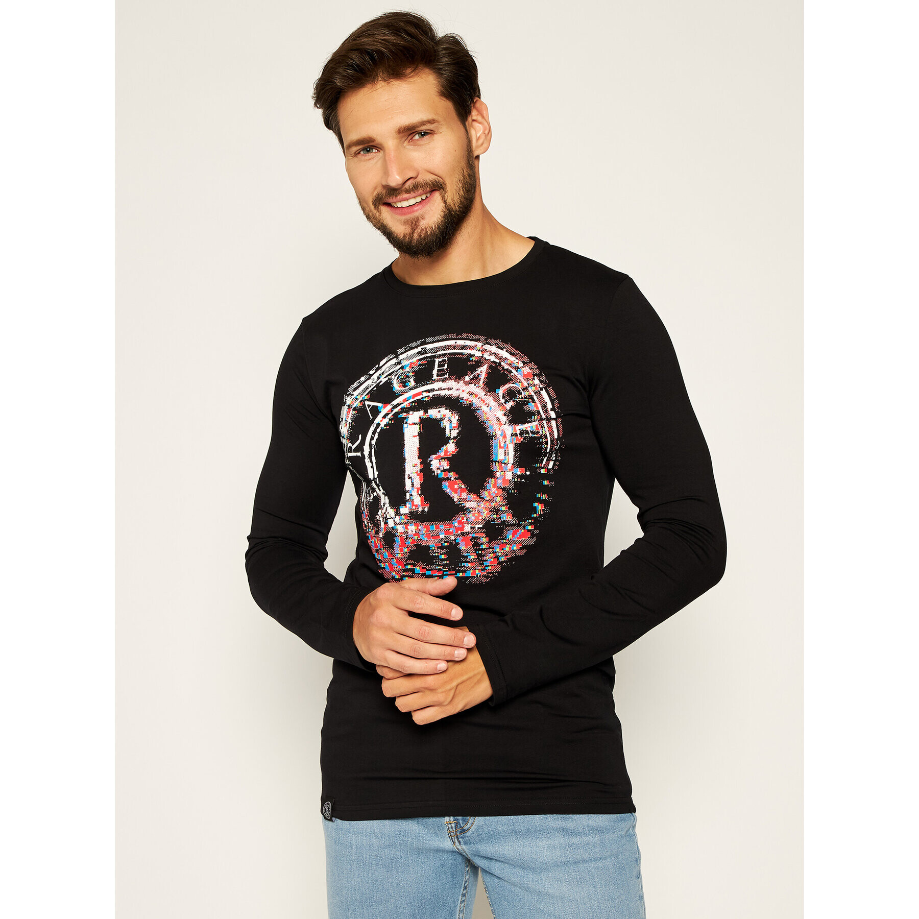 Rage Age Тениска с дълъг ръкав Decimatio 2 Черен Regular Fit - Pepit.bg