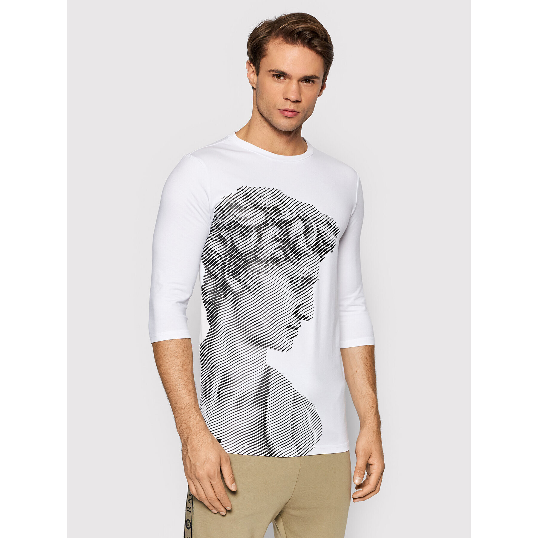 Rage Age Тениска с дълъг ръкав Kazoo Бял Slim Fit - Pepit.bg
