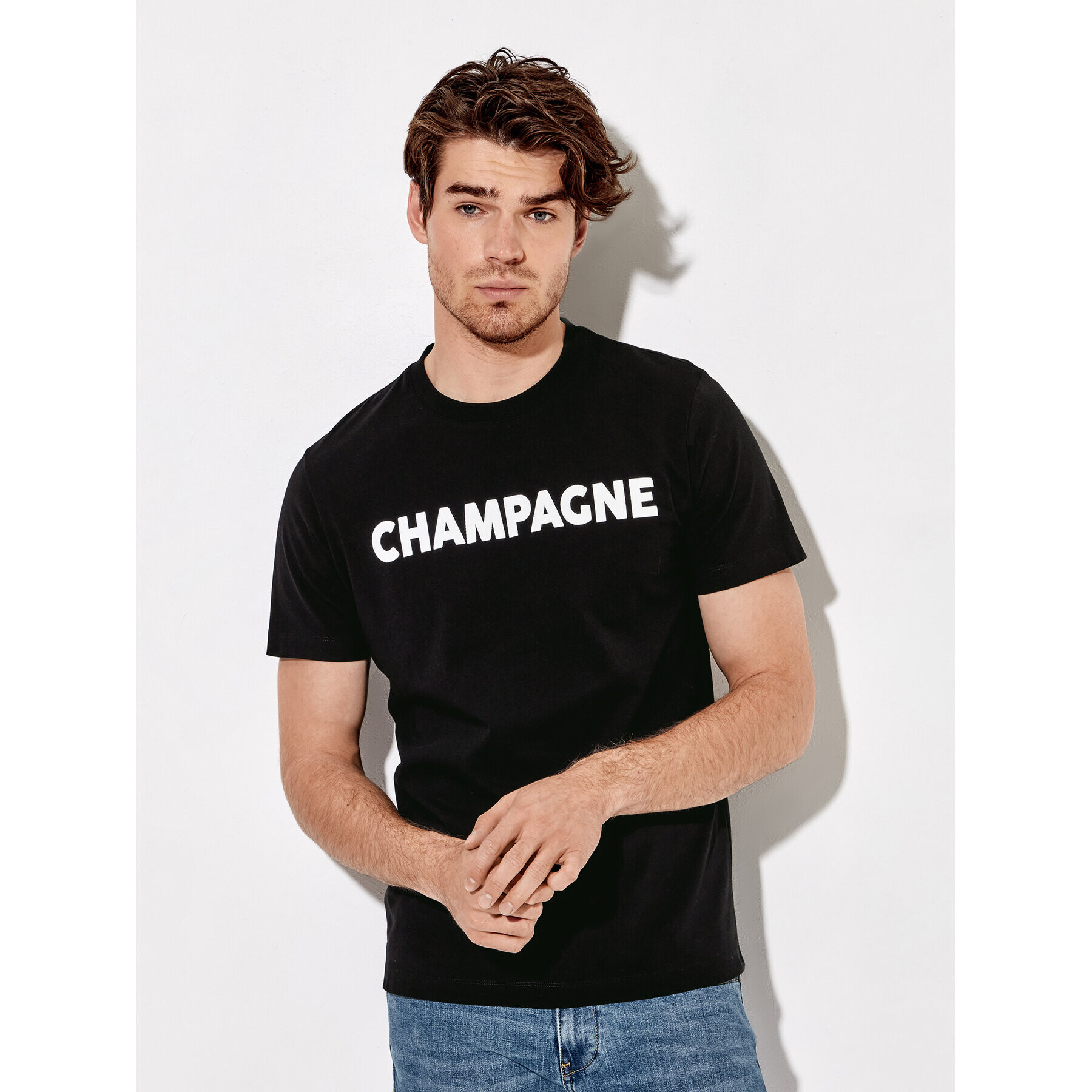 Rage Age Тишърт Champagne Черен Regular Fit - Pepit.bg